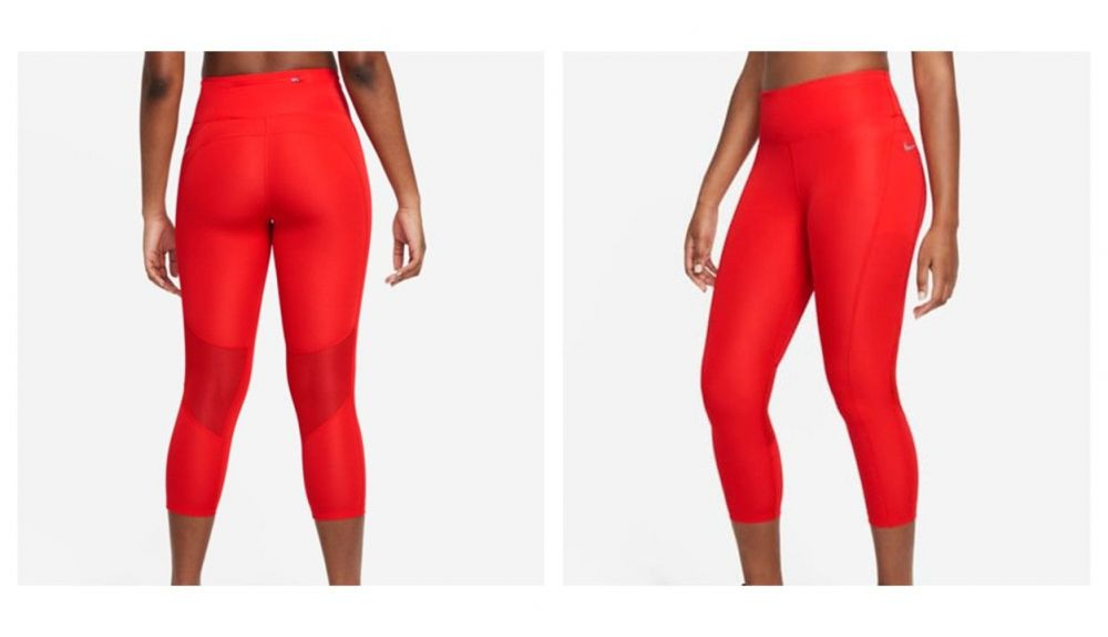 Leggings de running cortos de talle medio Nike Leggings de running cortos de talle medio Nike