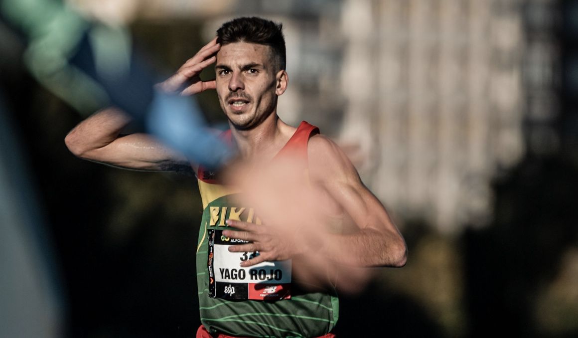 Yago Rojo en la recta de meta del Maratón de Valencia Trinidad Alfonso EDP. SPORTMEDIA.