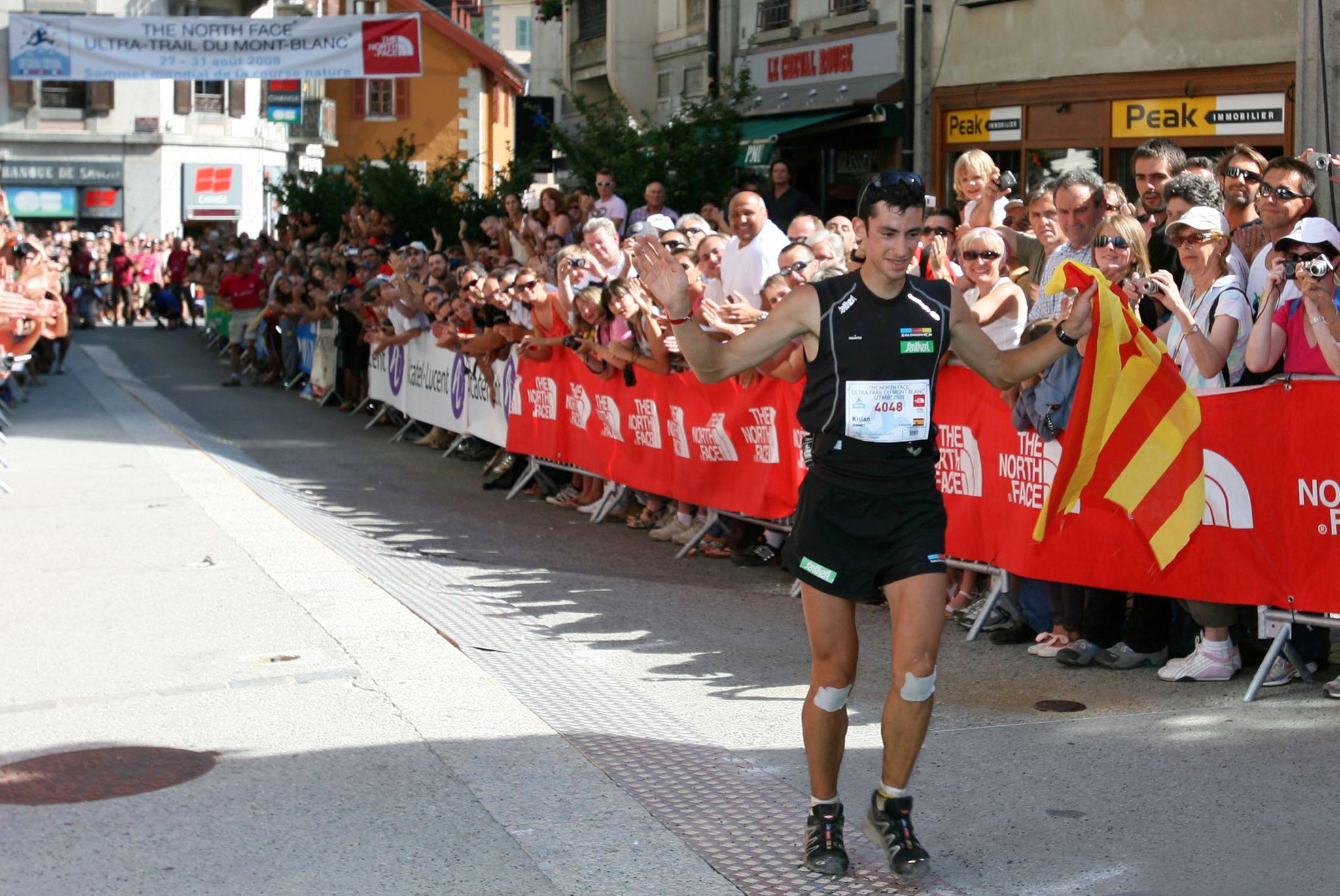 Kilian Jornet en su primera victoria en UTMB. Corría el año 2008. Kilian Jornet en su primera victoria en UTMB. Corría el año 2008.