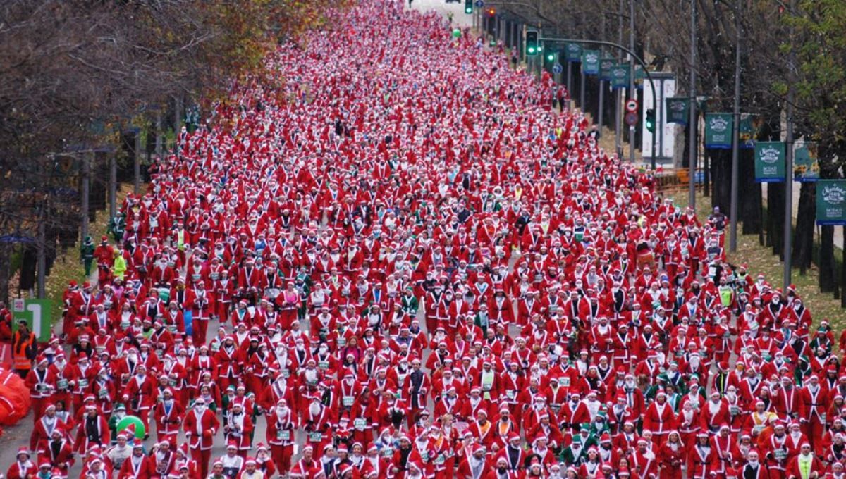 El domingo 19 de diciembre regresa a Madrid la Carrera Papá Noel El Corte Inglés