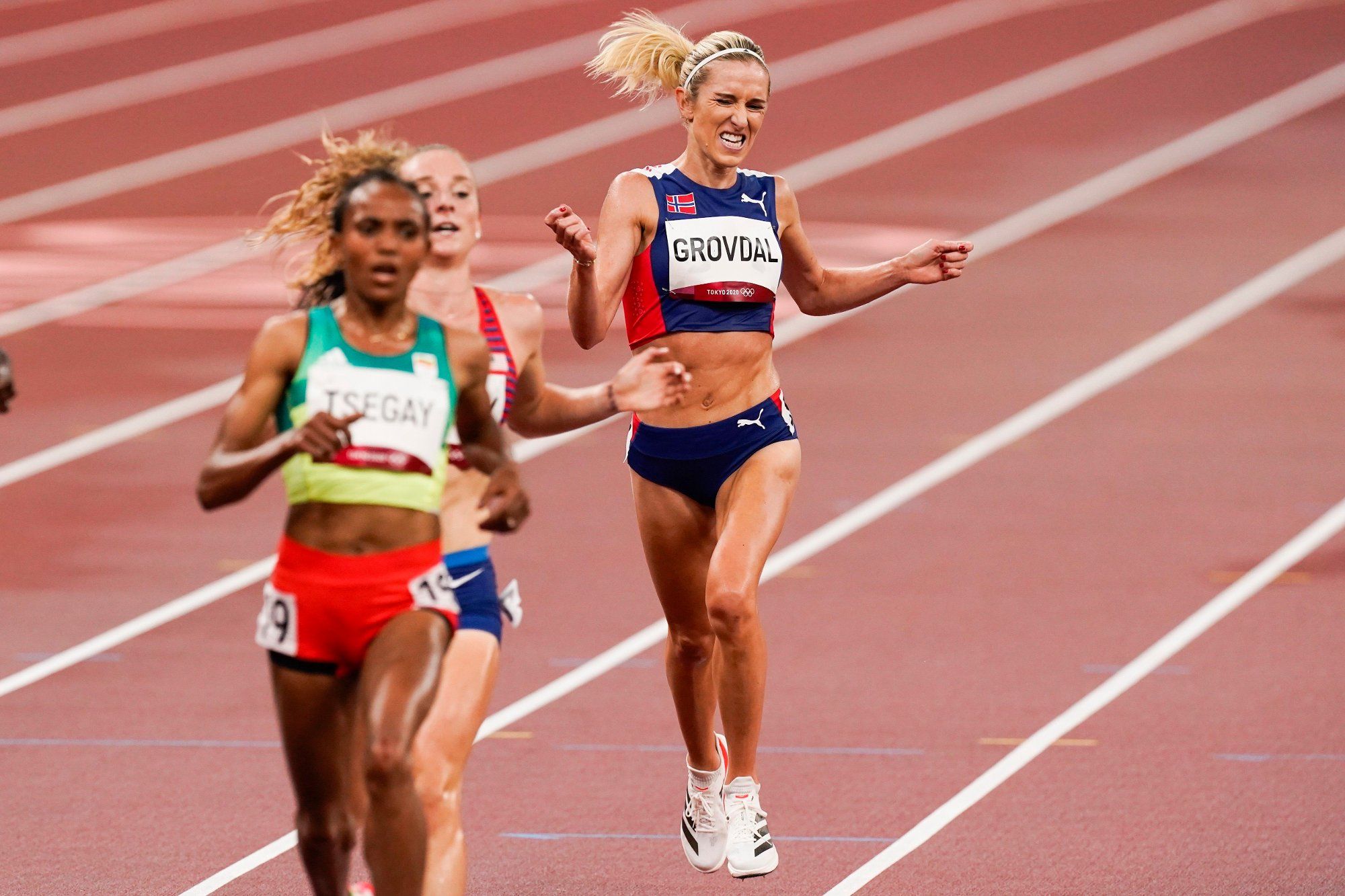 Karoline Bjerkeli Grovdal en los Juegos Olímpicos de Tokio. EFE. Karoline Bjerkeli Grovdal en los Juegos Olímpicos de Tokio. EFE.