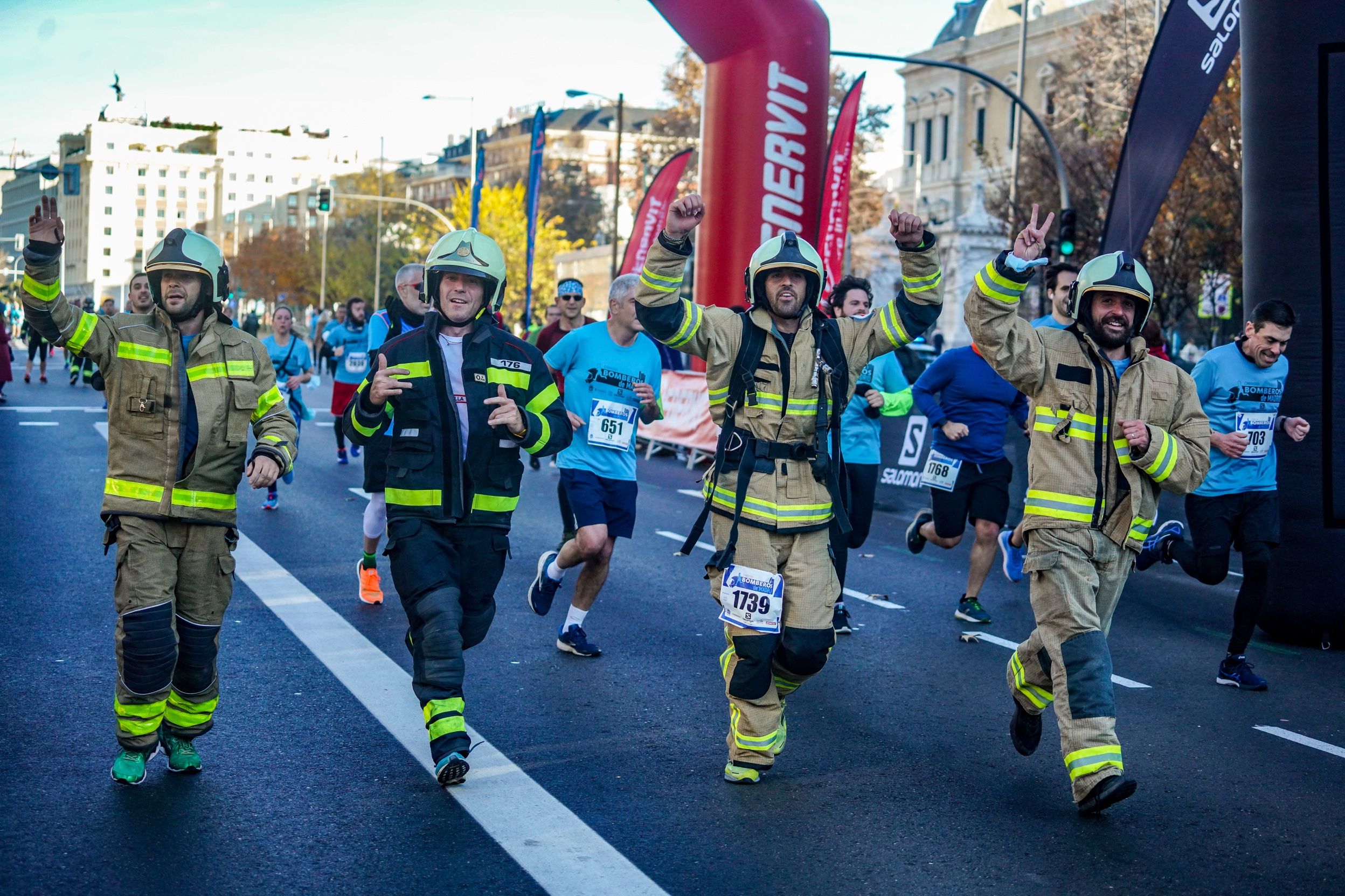 Las mejores fotos de la Carrera Bomberos de Madrid 2021 (GALERÍA 10)