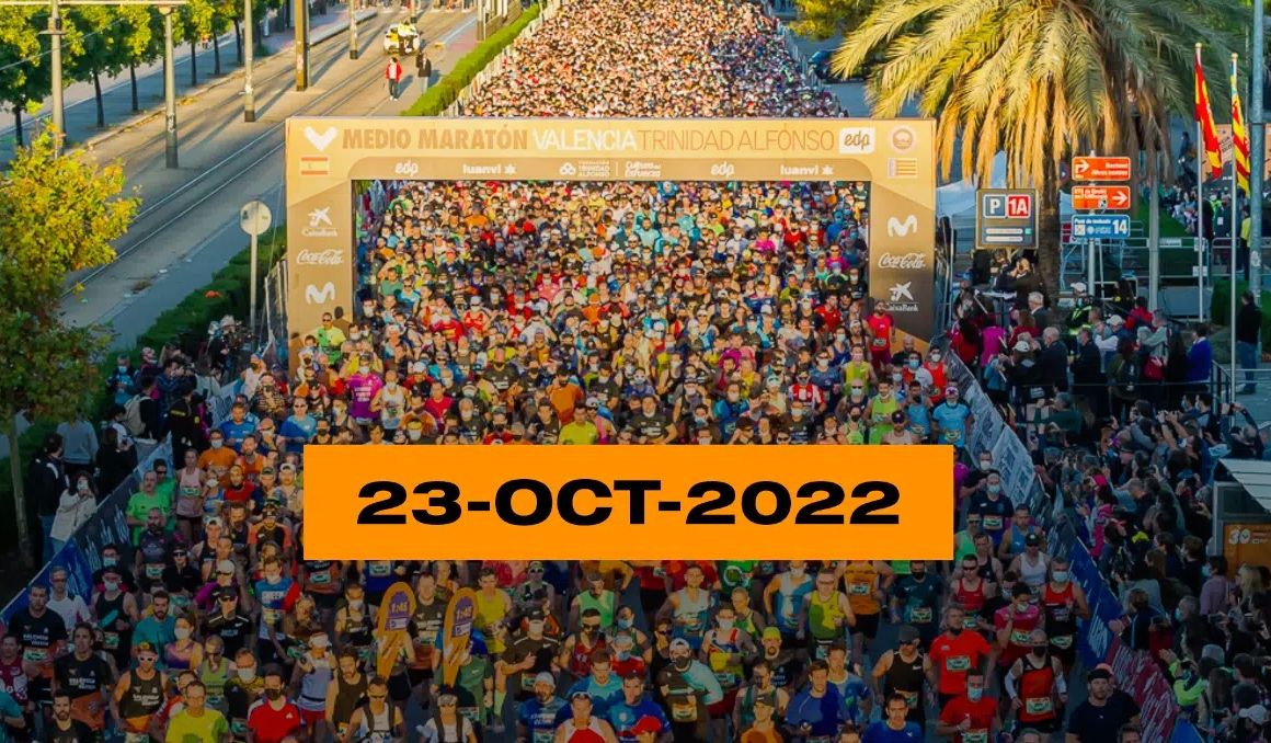 Ya están abiertas las inscripciones del Medio Maratón de Valencia Trinidad Alfonso EDP.