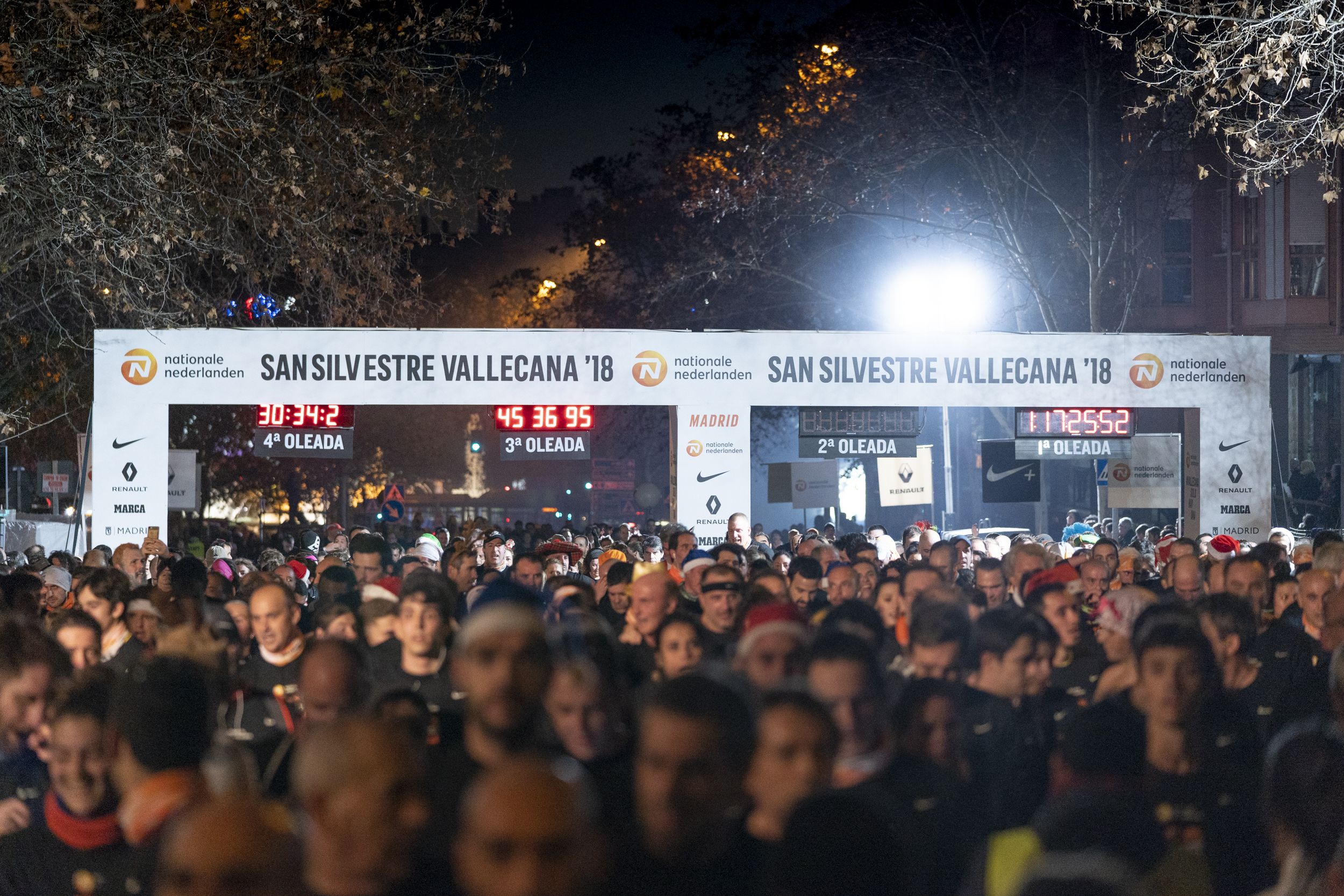 Una imagen de la Nationale Nederlanden San Silvestre Vallecana 2018. LAST LAP.