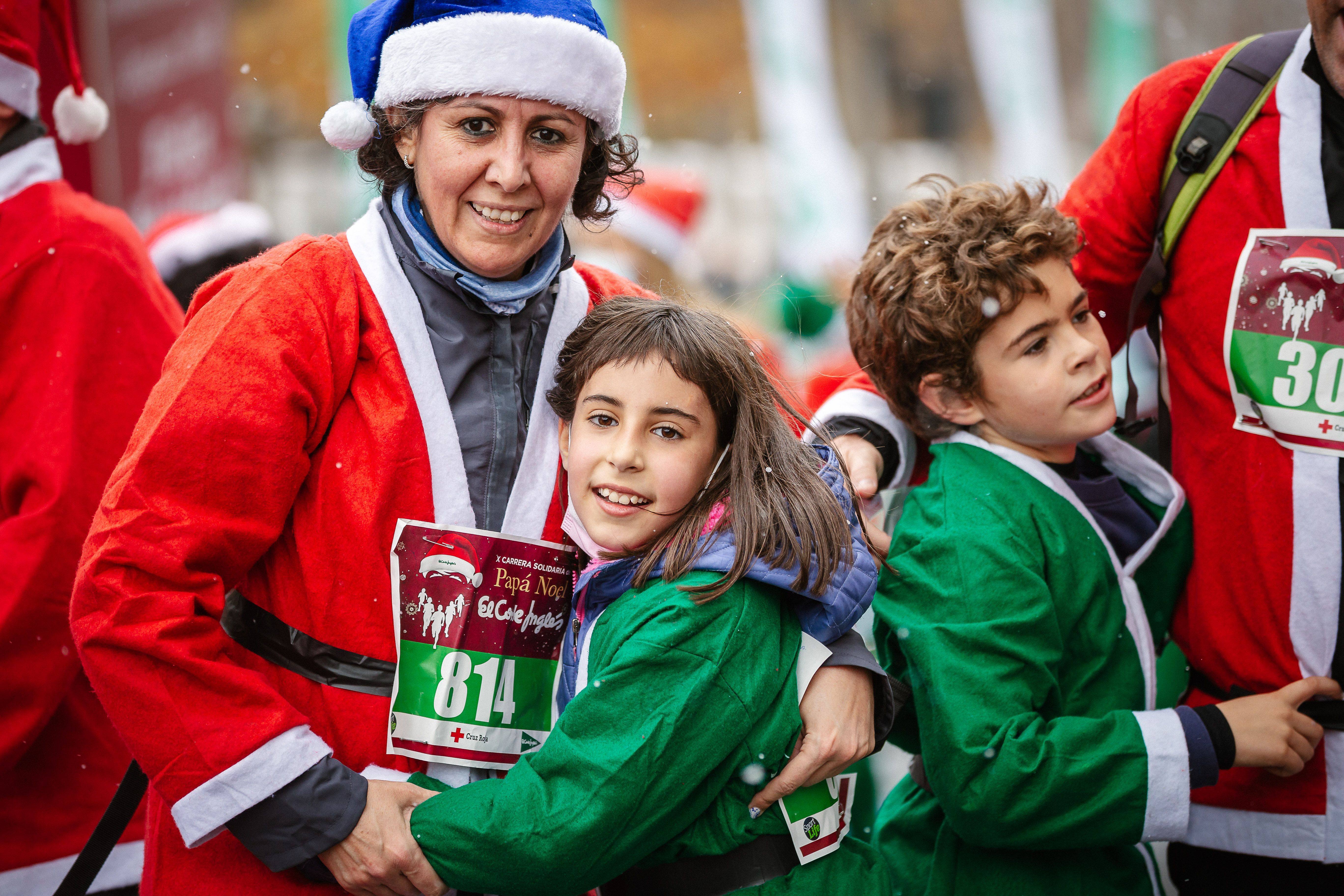 Las mejores fotos de la Carrera de Papá Noel El Corte Inglés