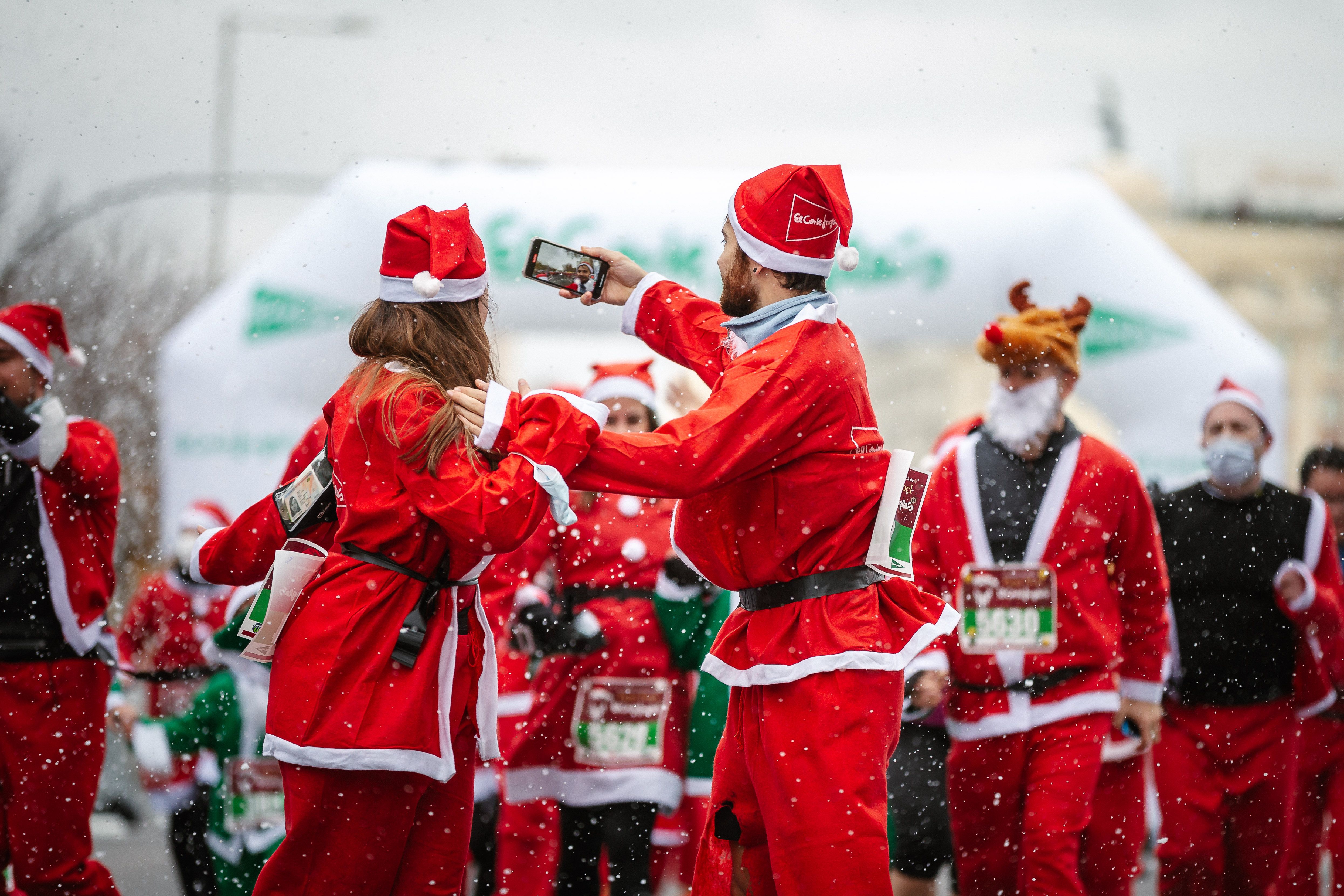 Las mejores fotos de la Carrera de Papá Noel El Corte Inglés