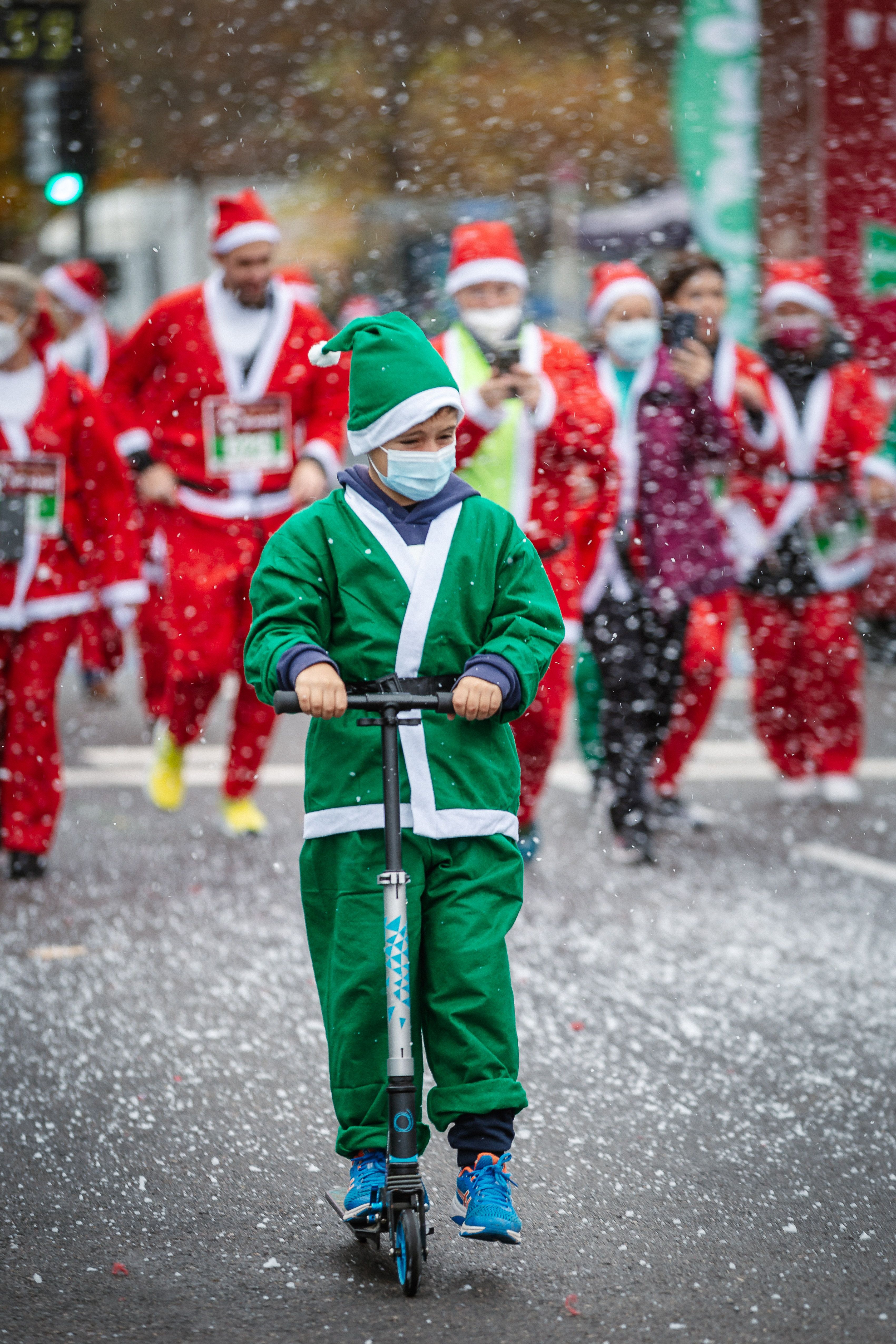 Las mejores fotos de la Carrera de Papá Noel El Corte Inglés