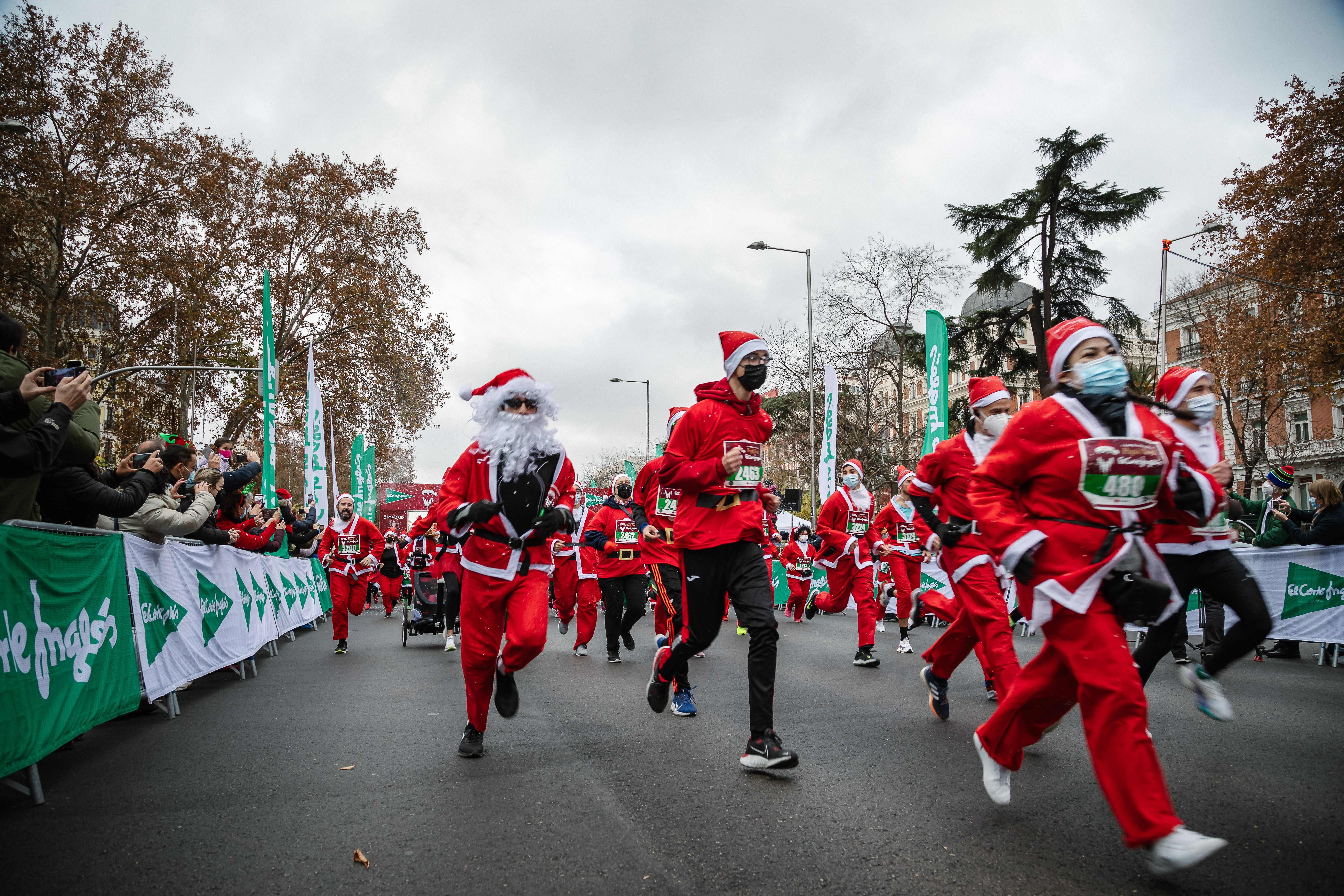 Las mejores fotos de la Carrera de Papá Noel El Corte Inglés