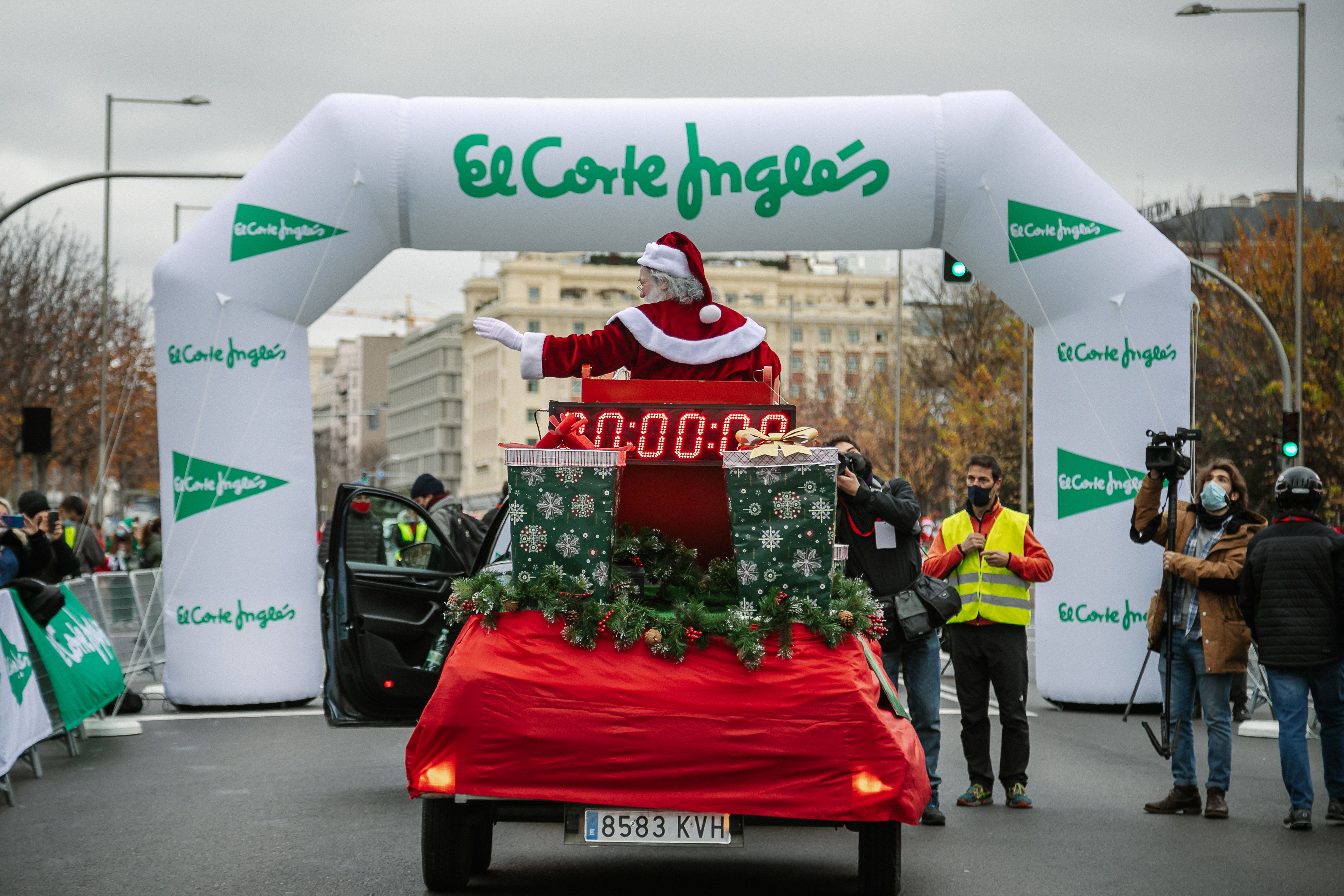 Las mejores fotos de la Carrera de Papá Noel El Corte Inglés