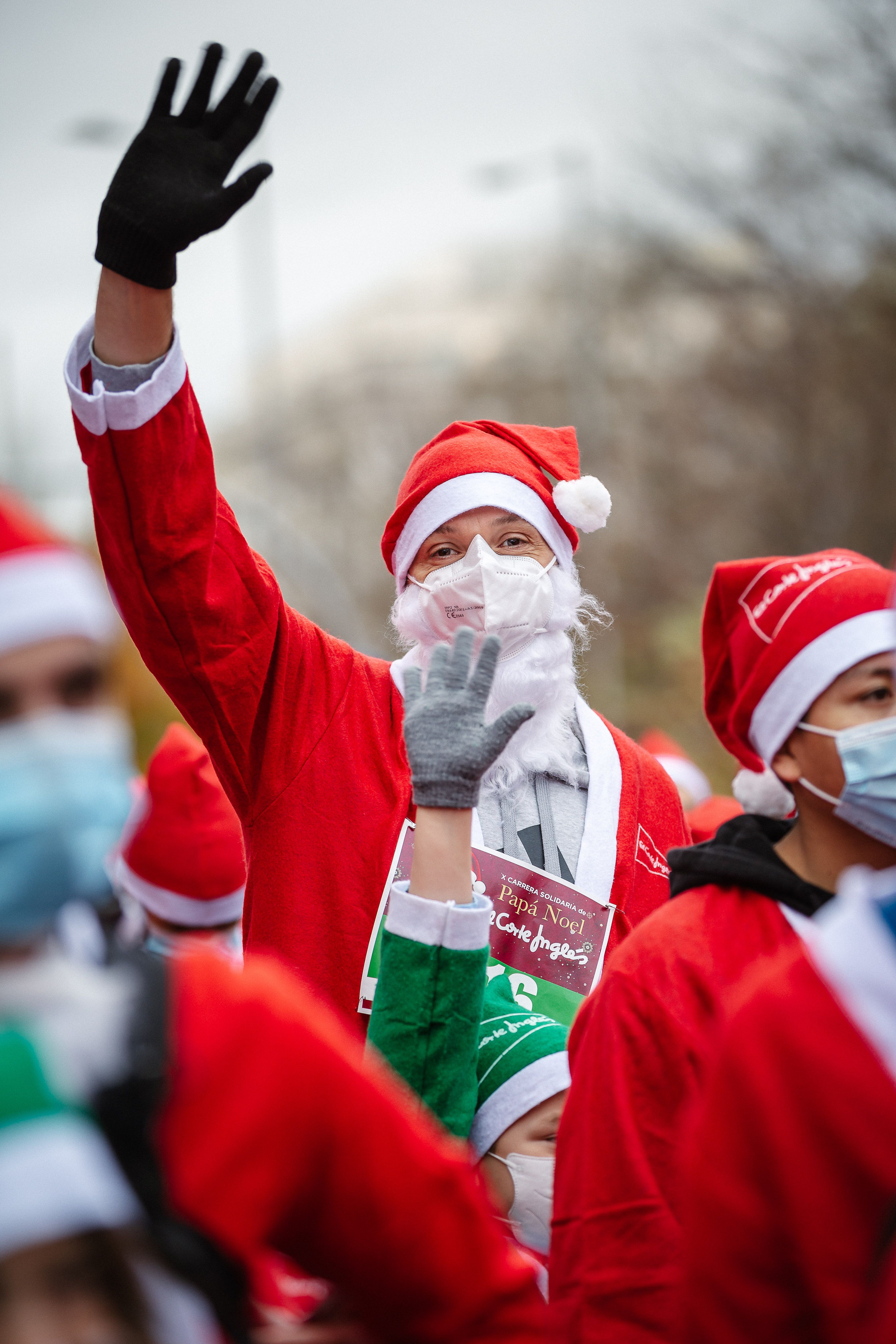Las mejores fotos de la Carrera de Papá Noel El Corte Inglés
