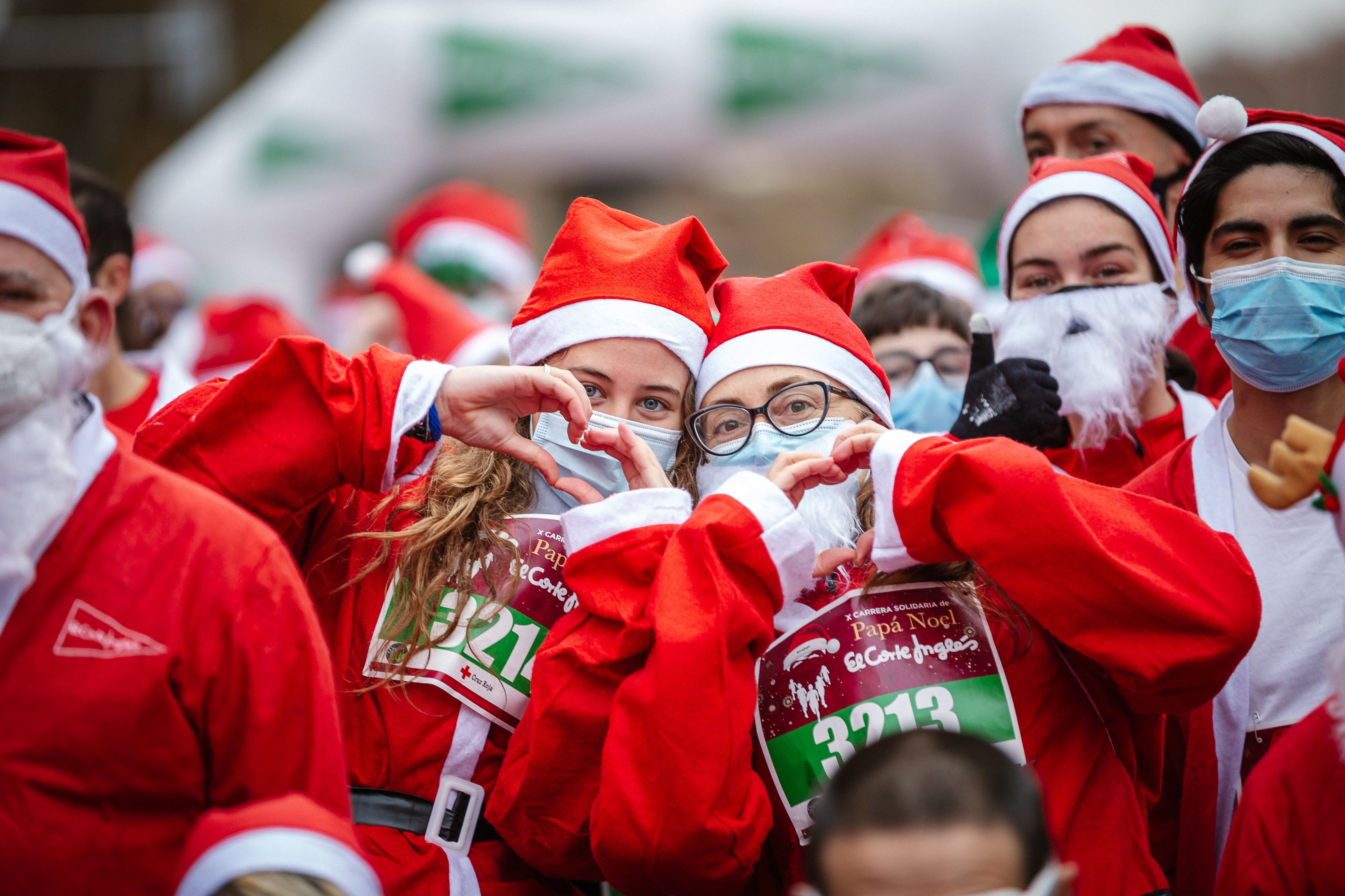 Las mejores fotos de la Carrera de Papá Noel El Corte Inglés