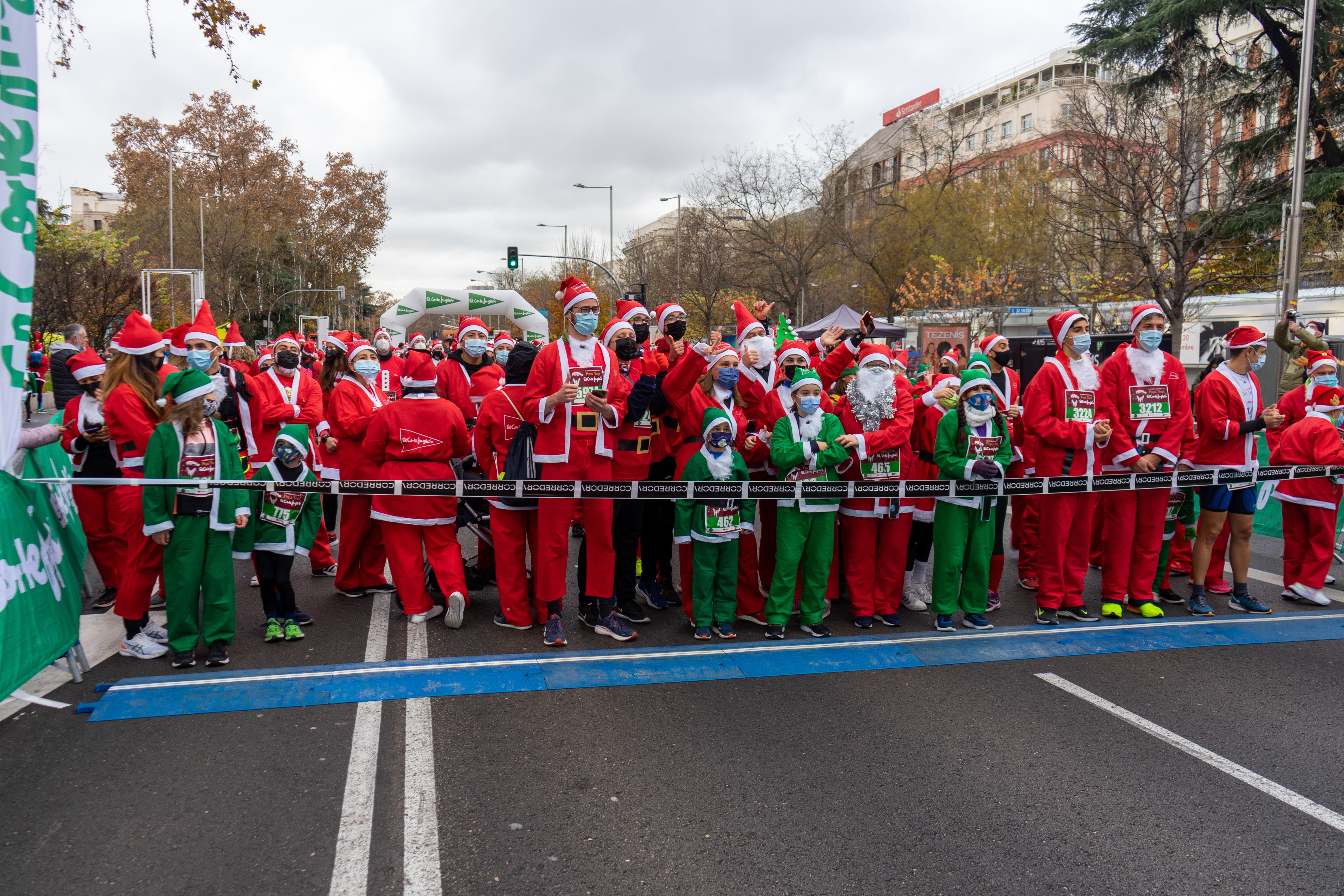 Las mejores fotos de la Carrera de Papá Noel El Corte Inglés
