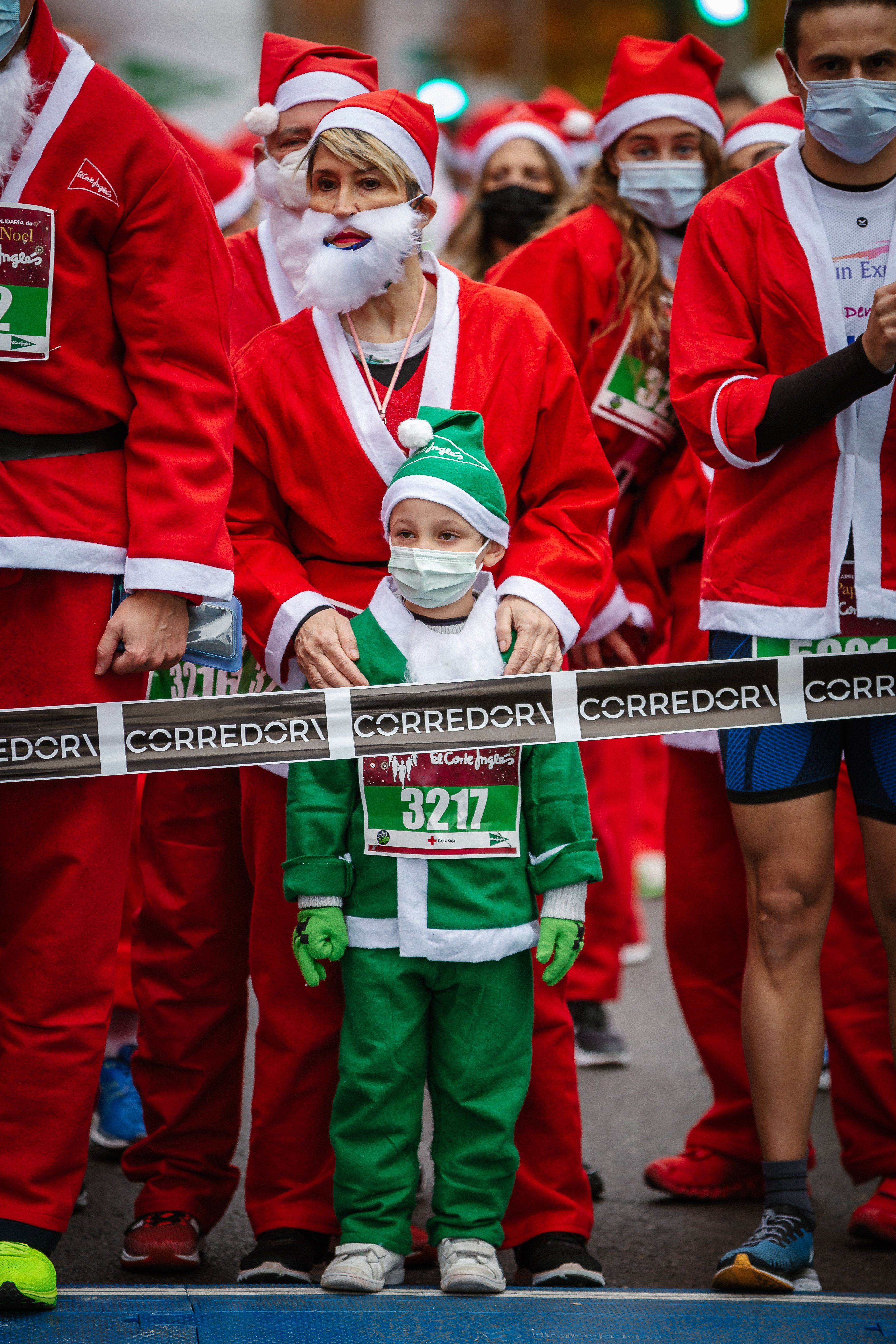 Las mejores fotos de la Carrera de Papá Noel El Corte Inglés