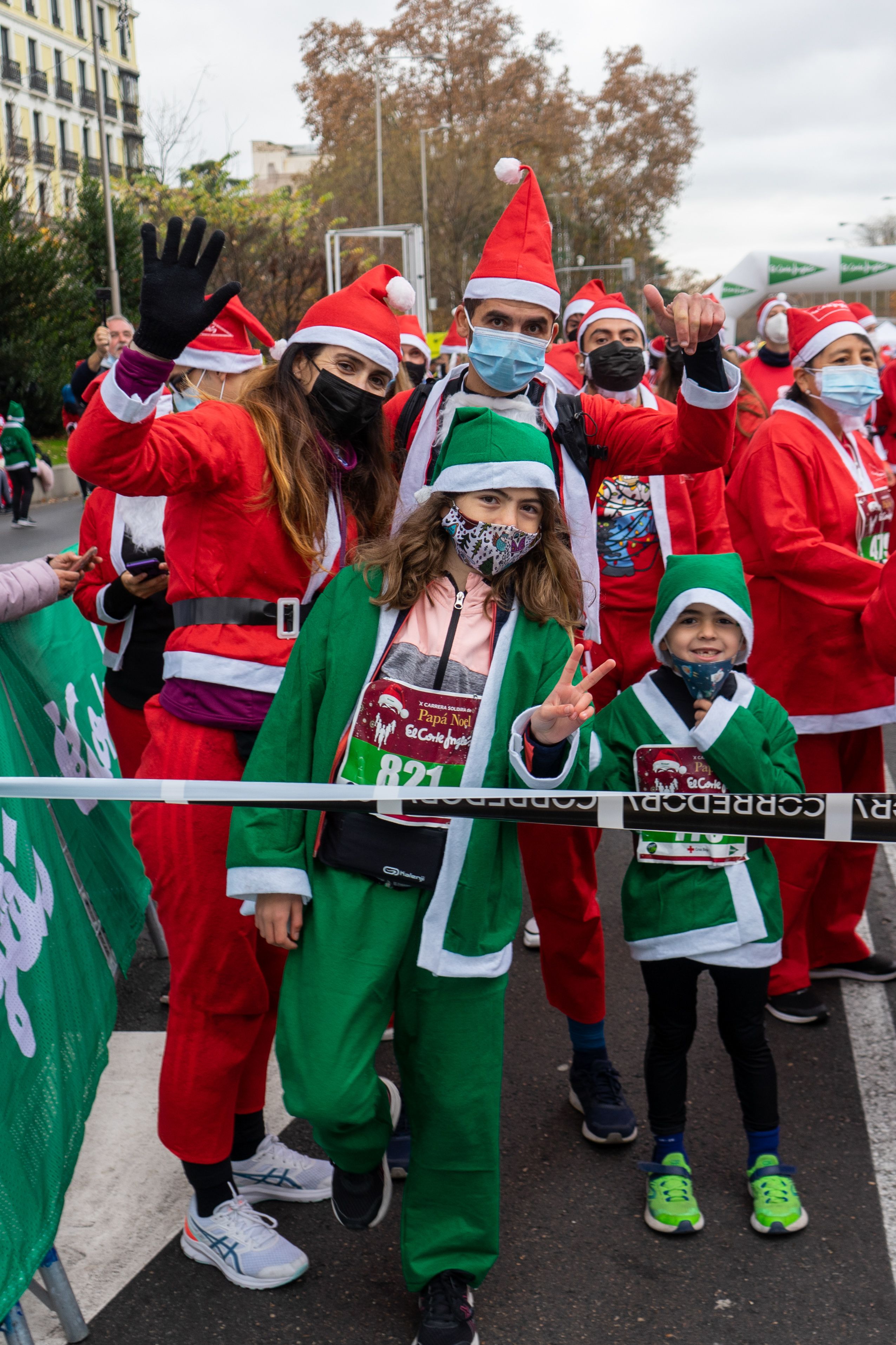 Las mejores fotos de la Carrera de Papá Noel El Corte Inglés