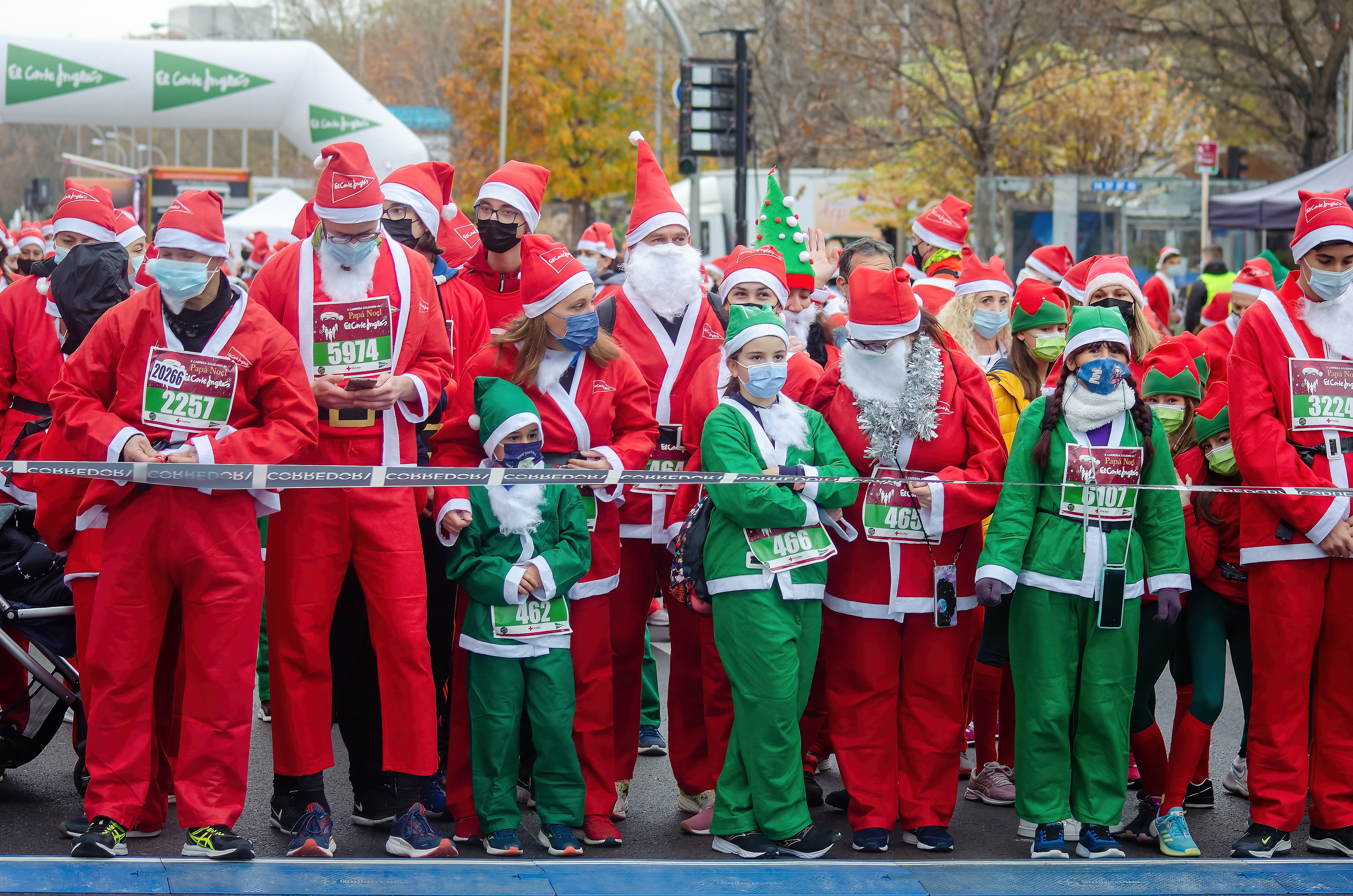 Las mejores fotos de la Carrera de Papá Noel El Corte Inglés
