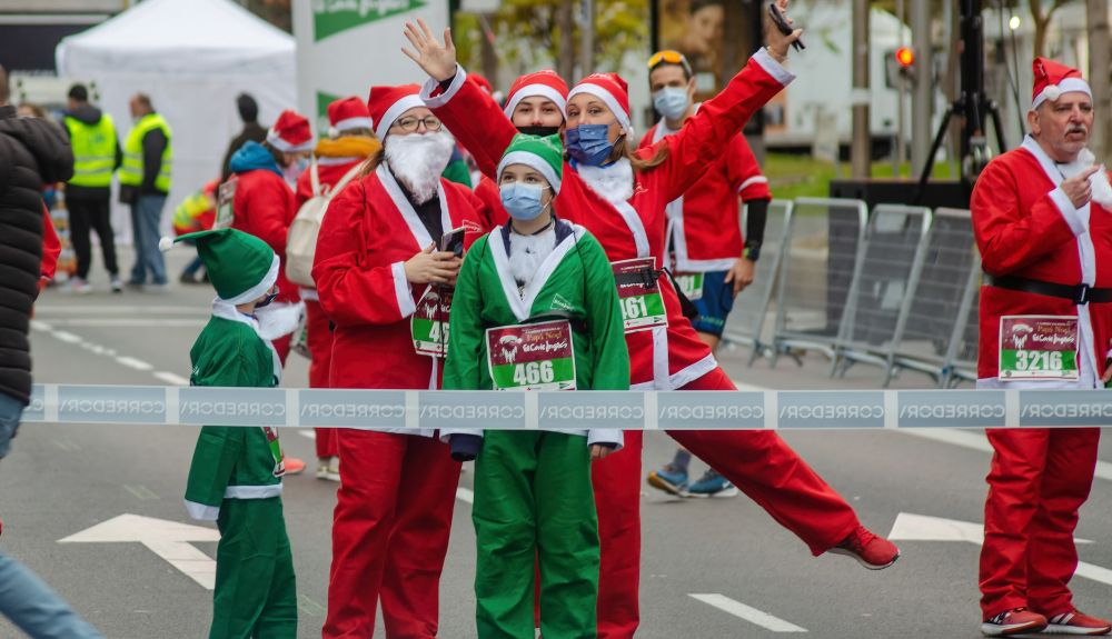 Las mejores fotos de la Carrera de Papá Noel El Corte Inglés