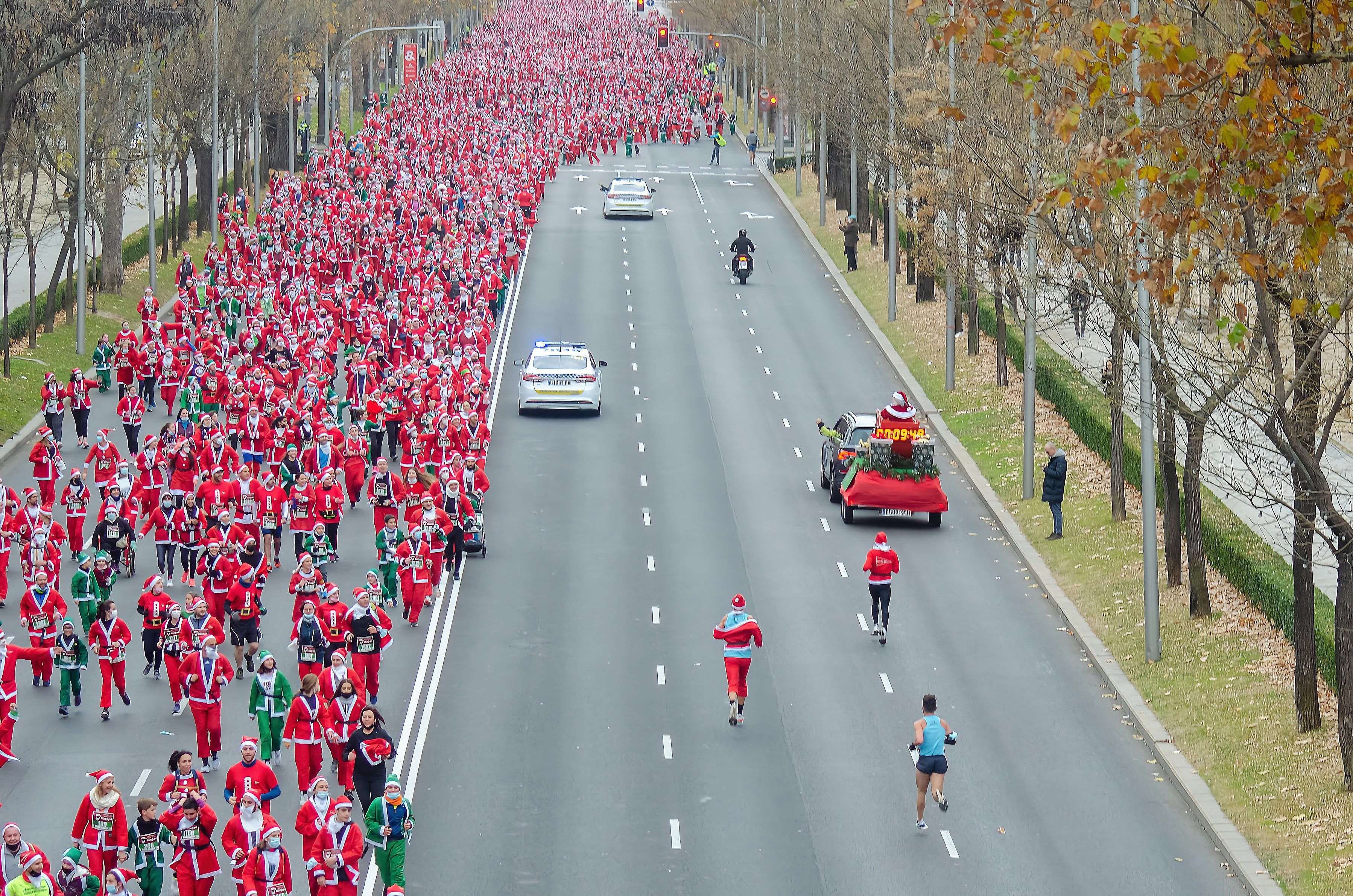 Las mejores fotos de la Carrera de Papá Noel El Corte Inglés