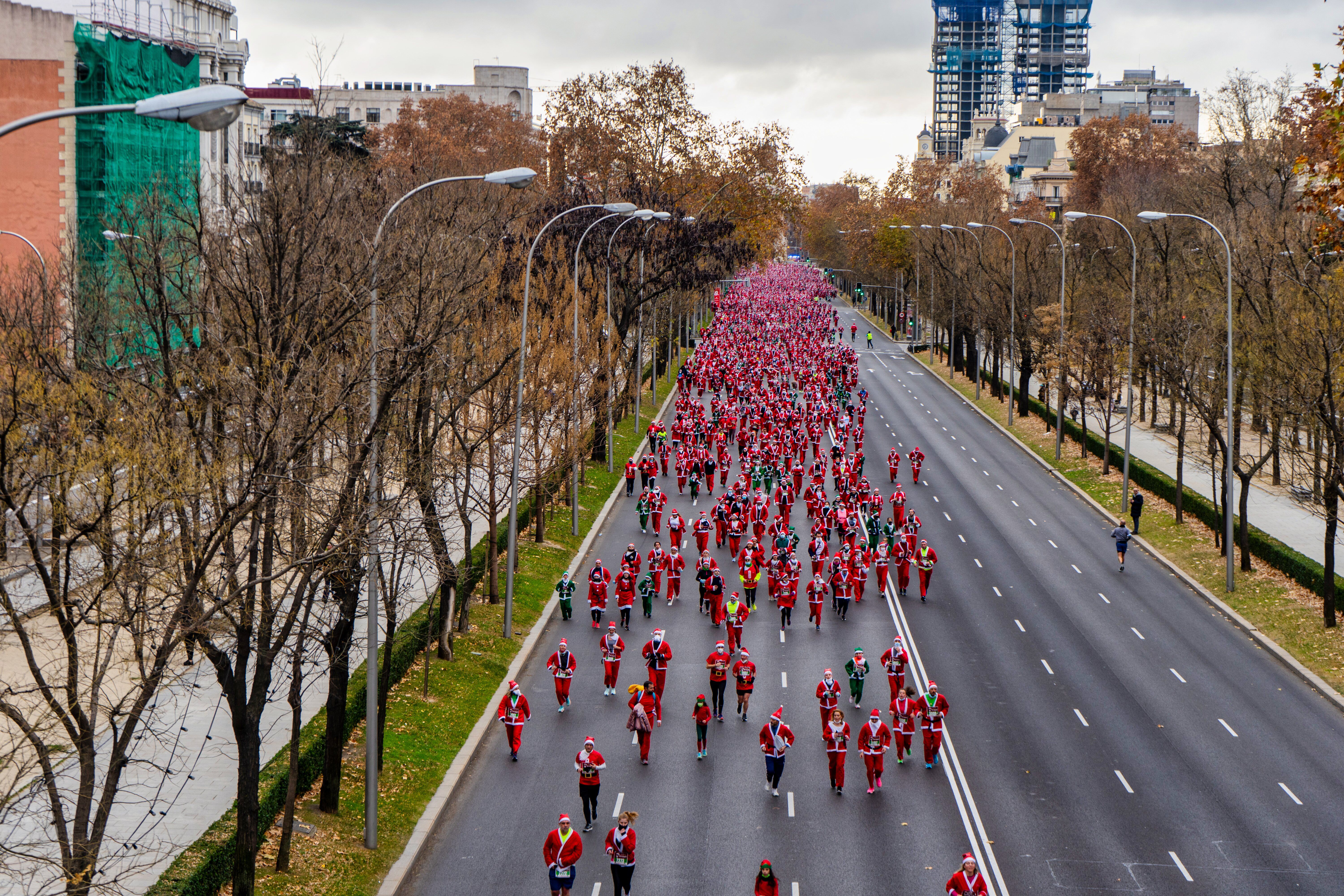 Las mejores fotos de la Carrera de Papá Noel El Corte Inglés