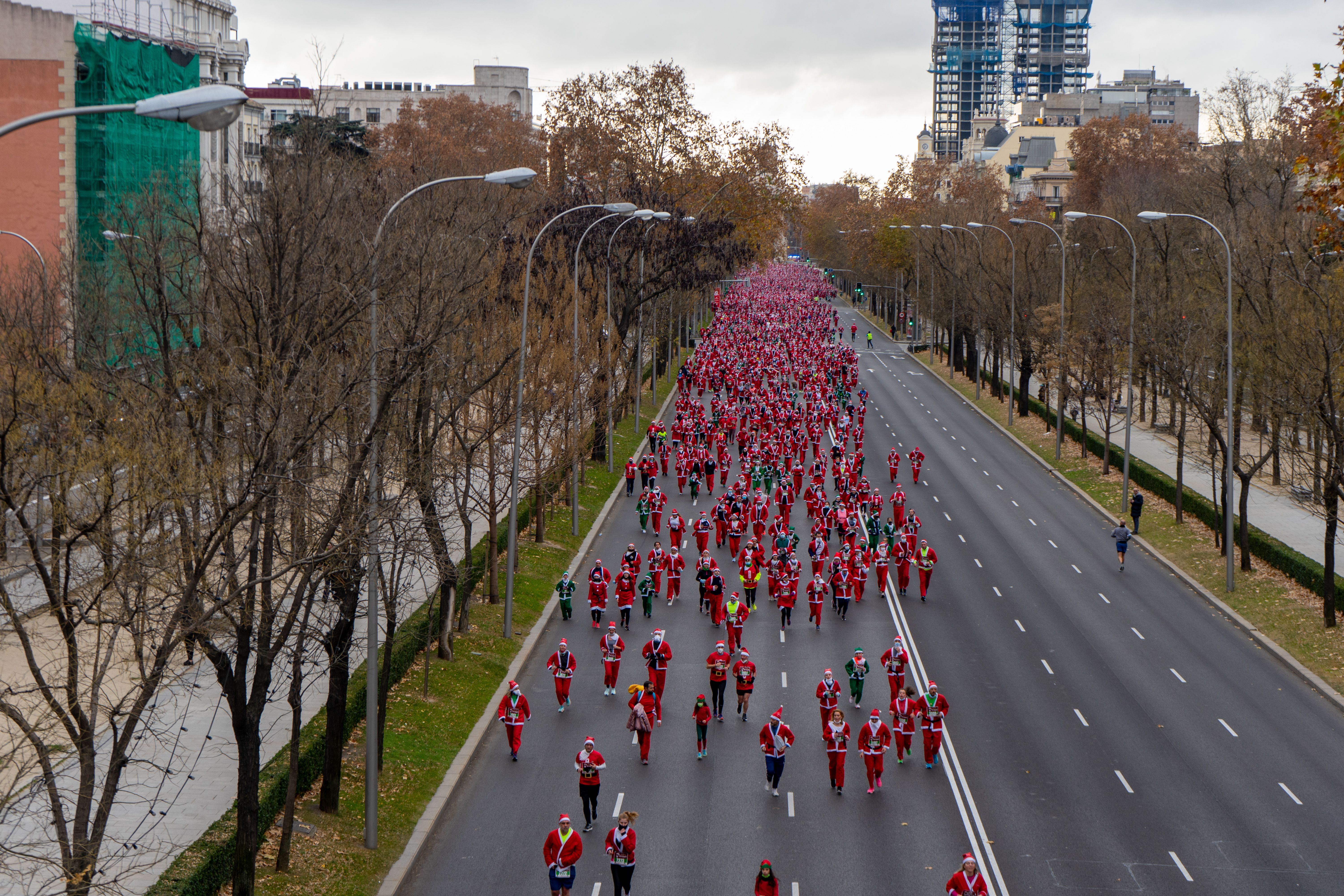 Las mejores fotos de la Carrera de Papá Noel El Corte Inglés