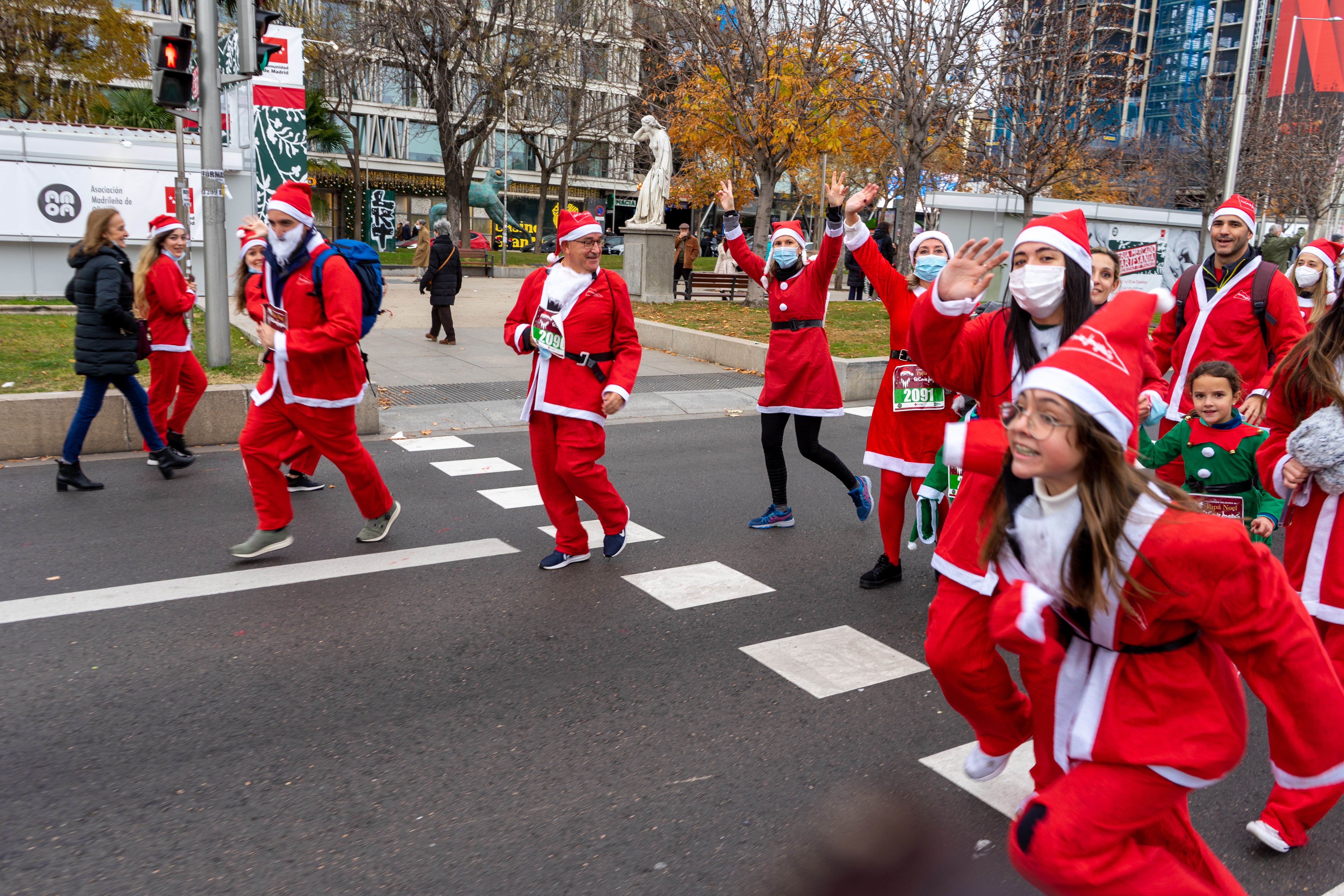 Las mejores fotos de la Carrera de Papá Noel El Corte Inglés 