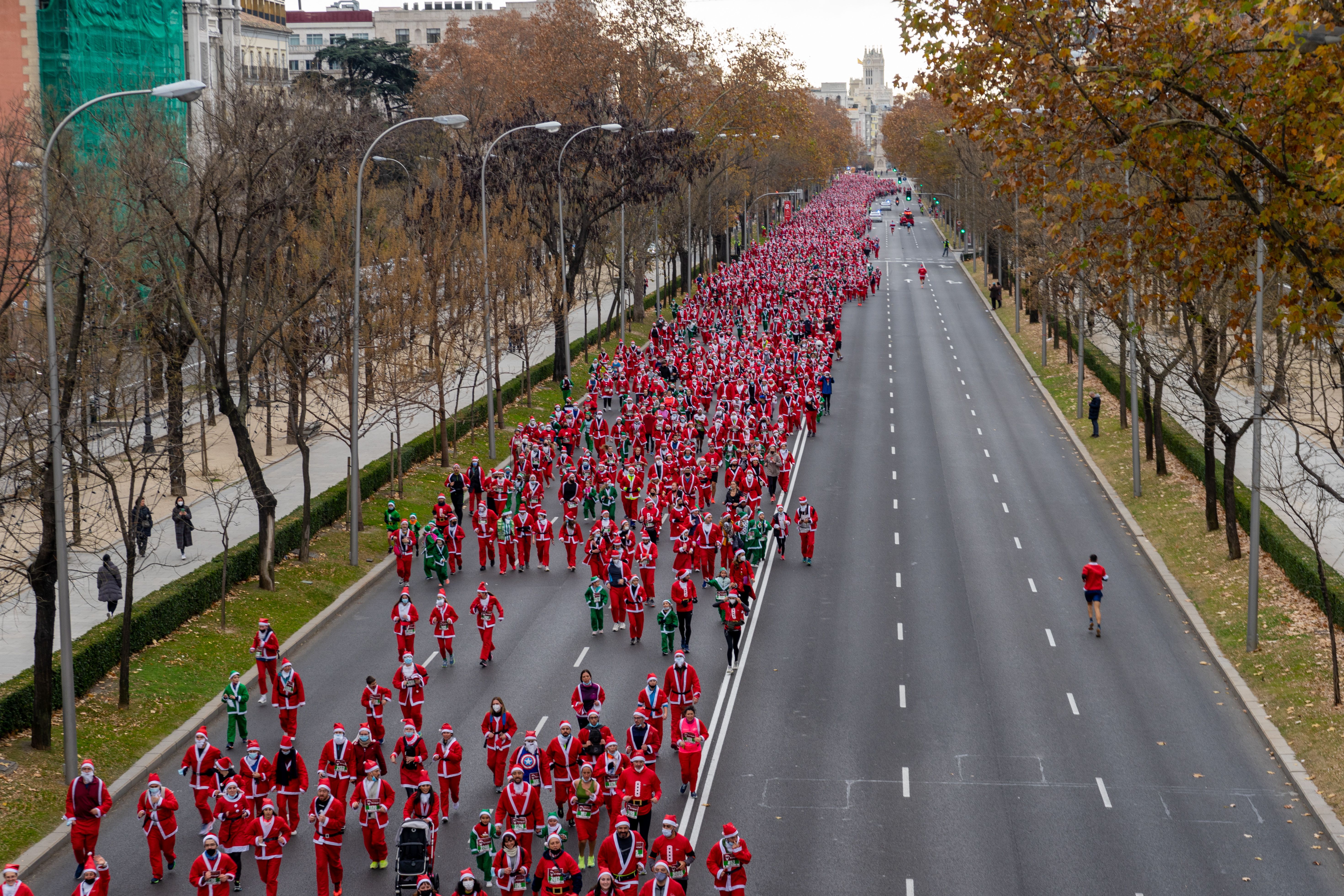 Las mejores fotos de la Carrera de Papá Noel El Corte Inglés
