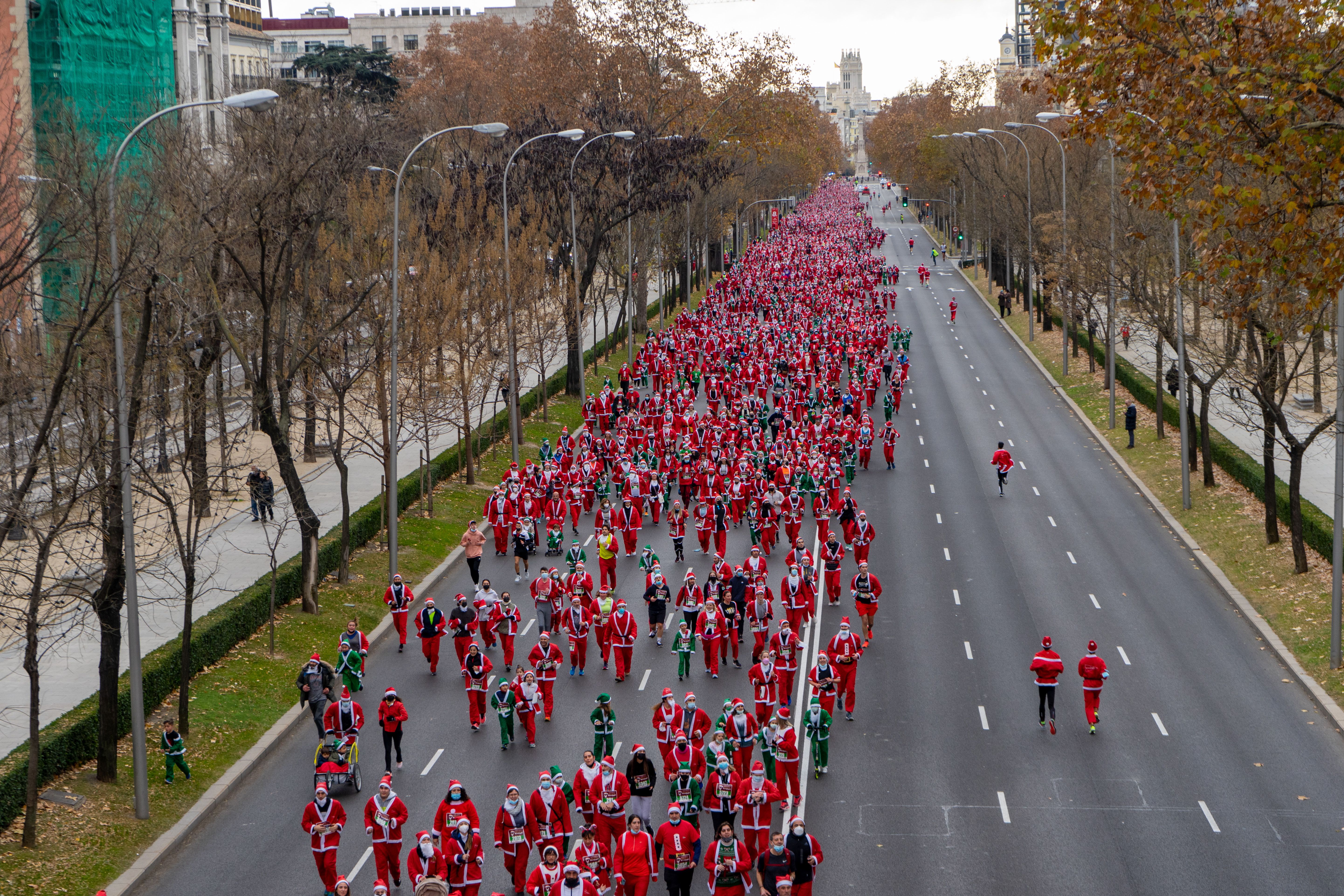 Las mejores fotos de la Carrera de Papá Noel El Corte Inglés