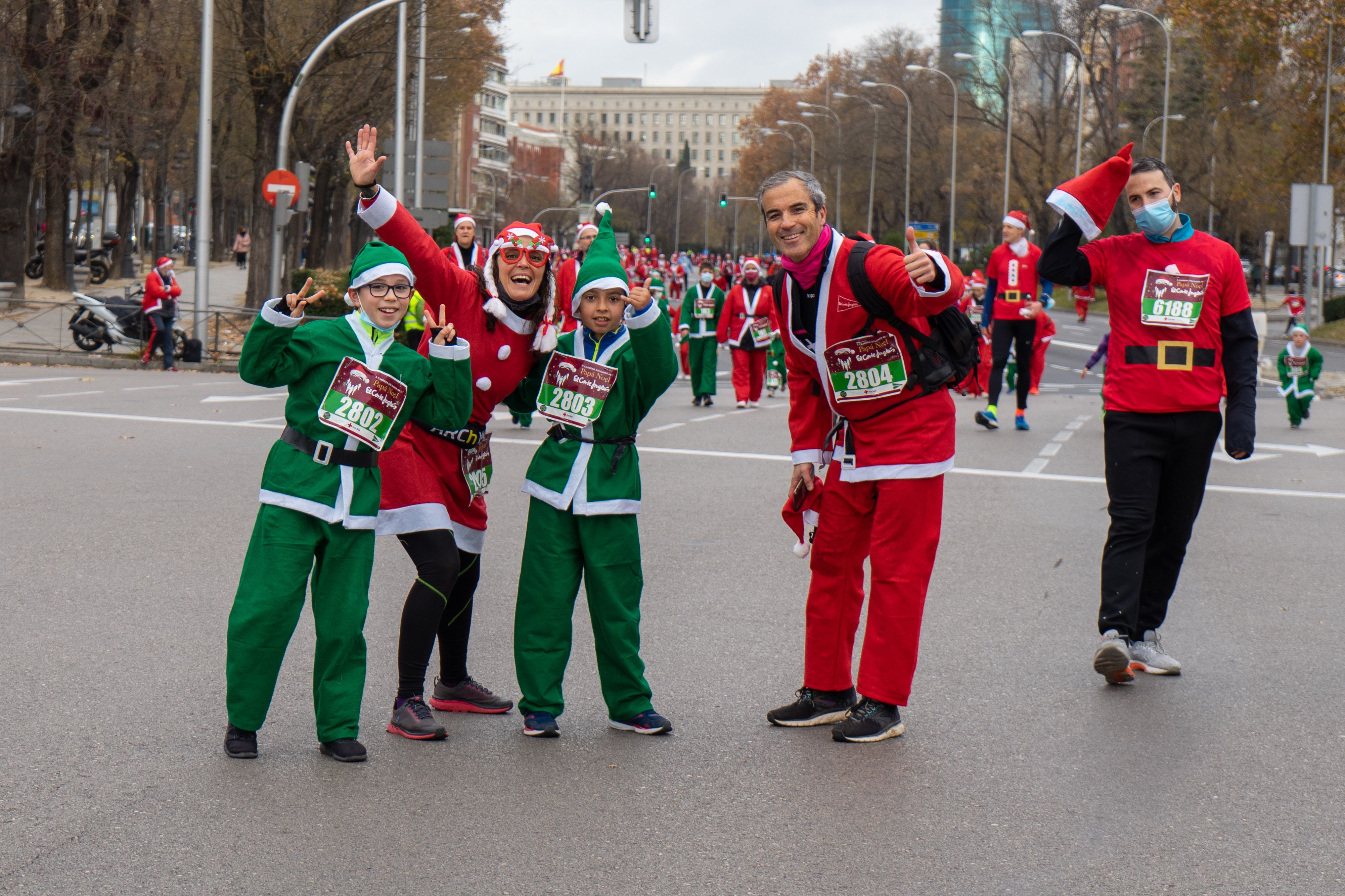 Las mejores fotos de la Carrera de Papá Noel El Corte Inglés 