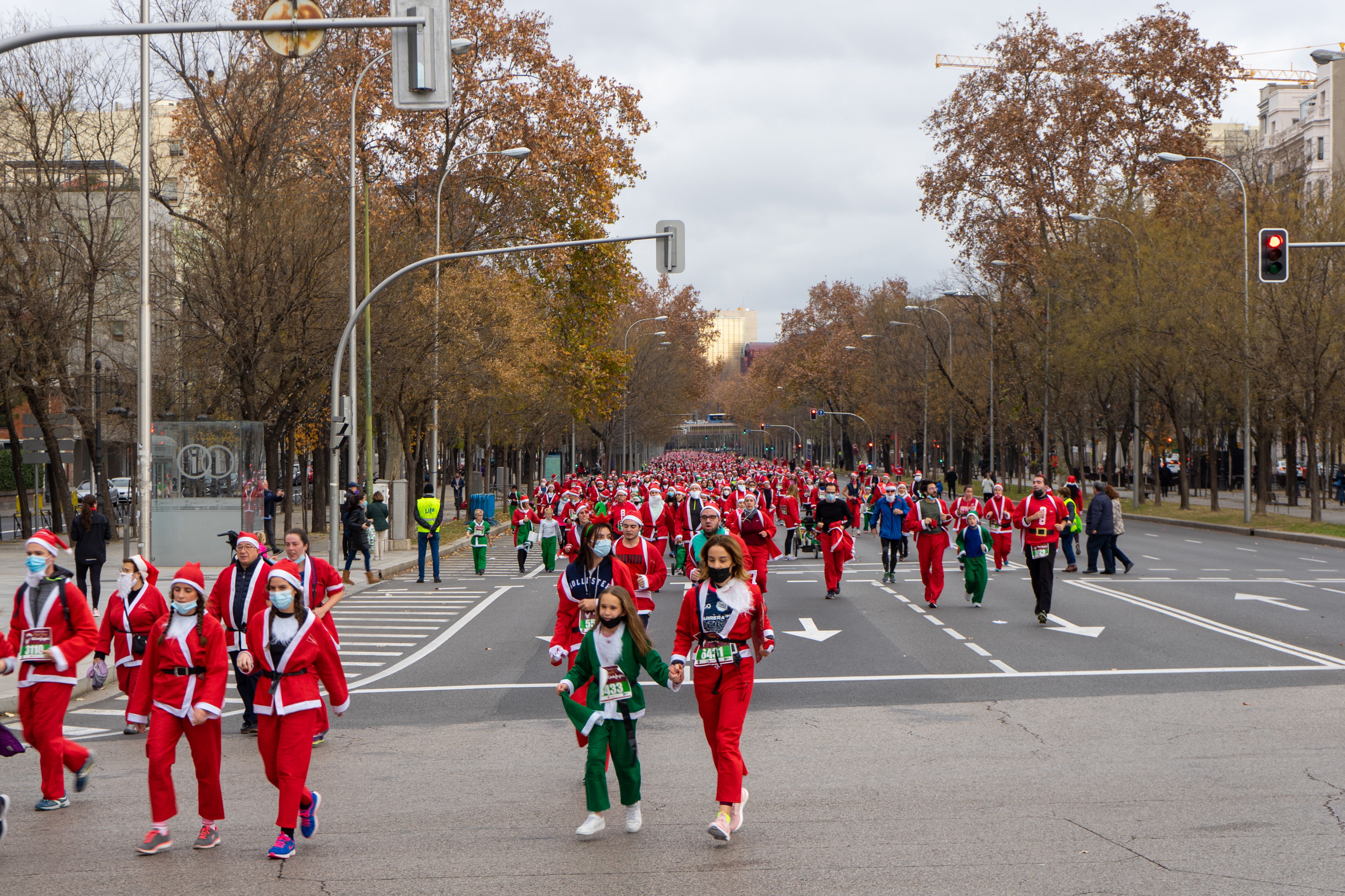 Las mejores fotos de la Carrera de Papá Noel El Corte Inglés 