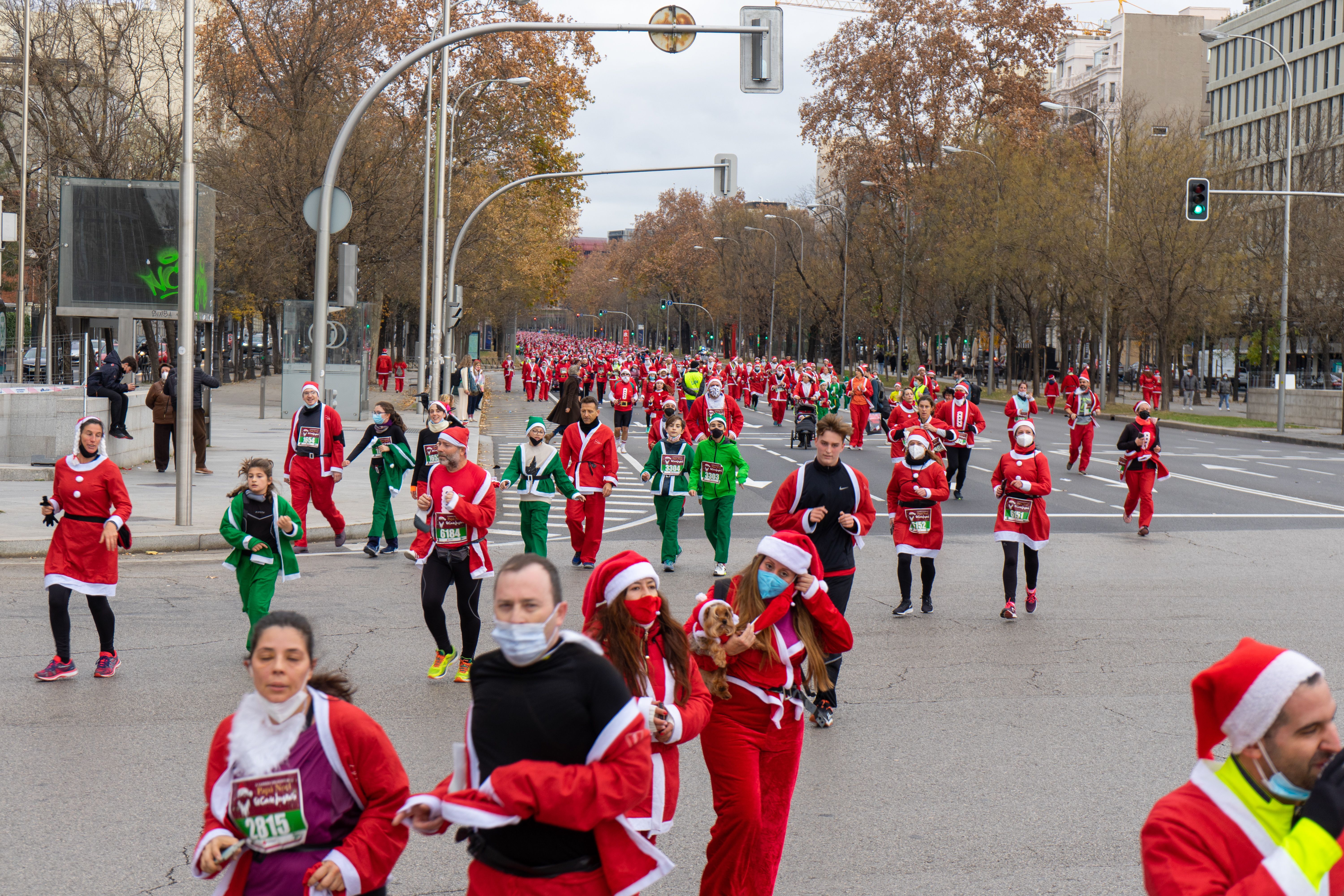 Las mejores fotos de la Carrera de Papá Noel El Corte Inglés 
