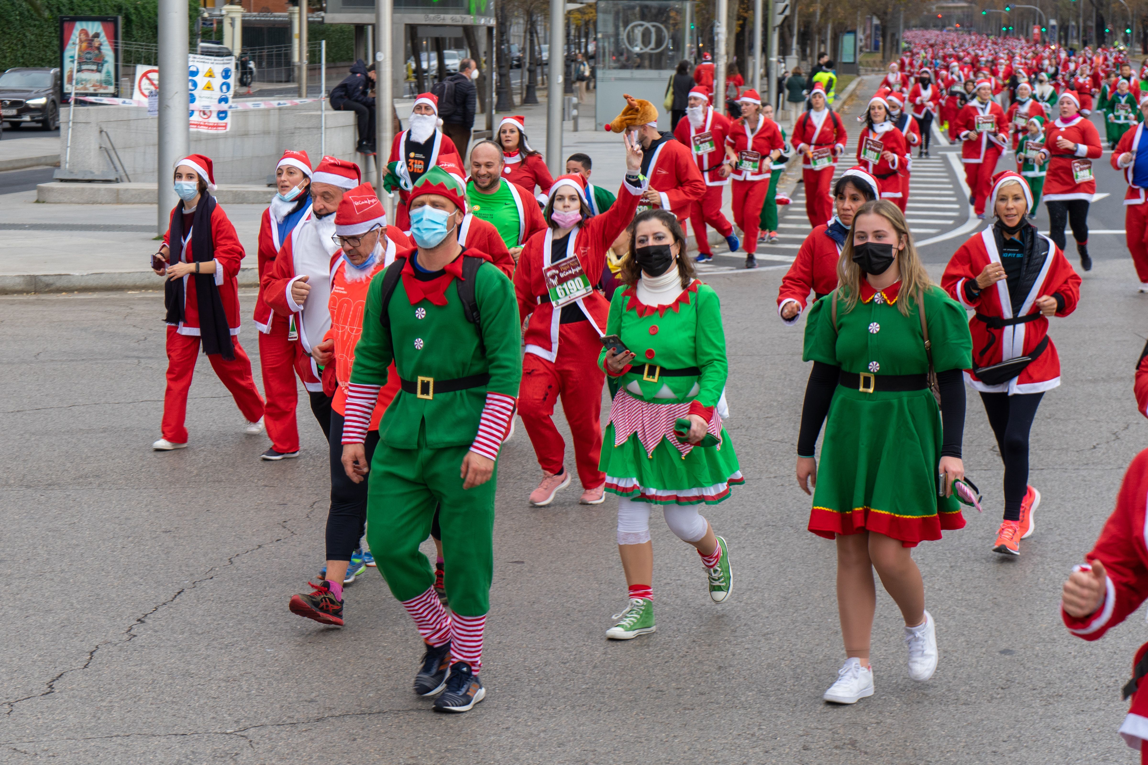 Las mejores fotos de la Carrera de Papá Noel El Corte Inglés 