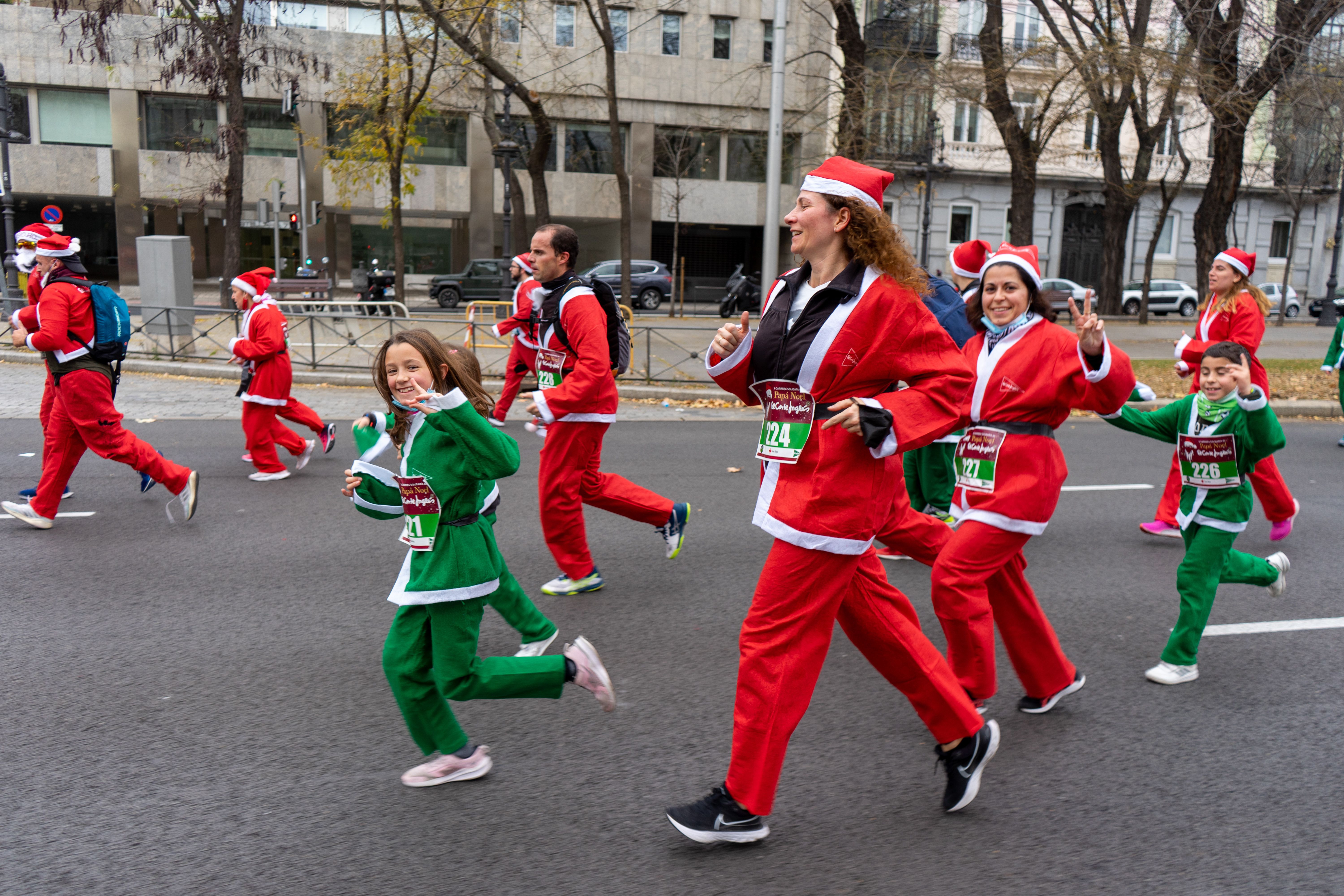 Las mejores fotos de la Carrera de Papá Noel El Corte Inglés 