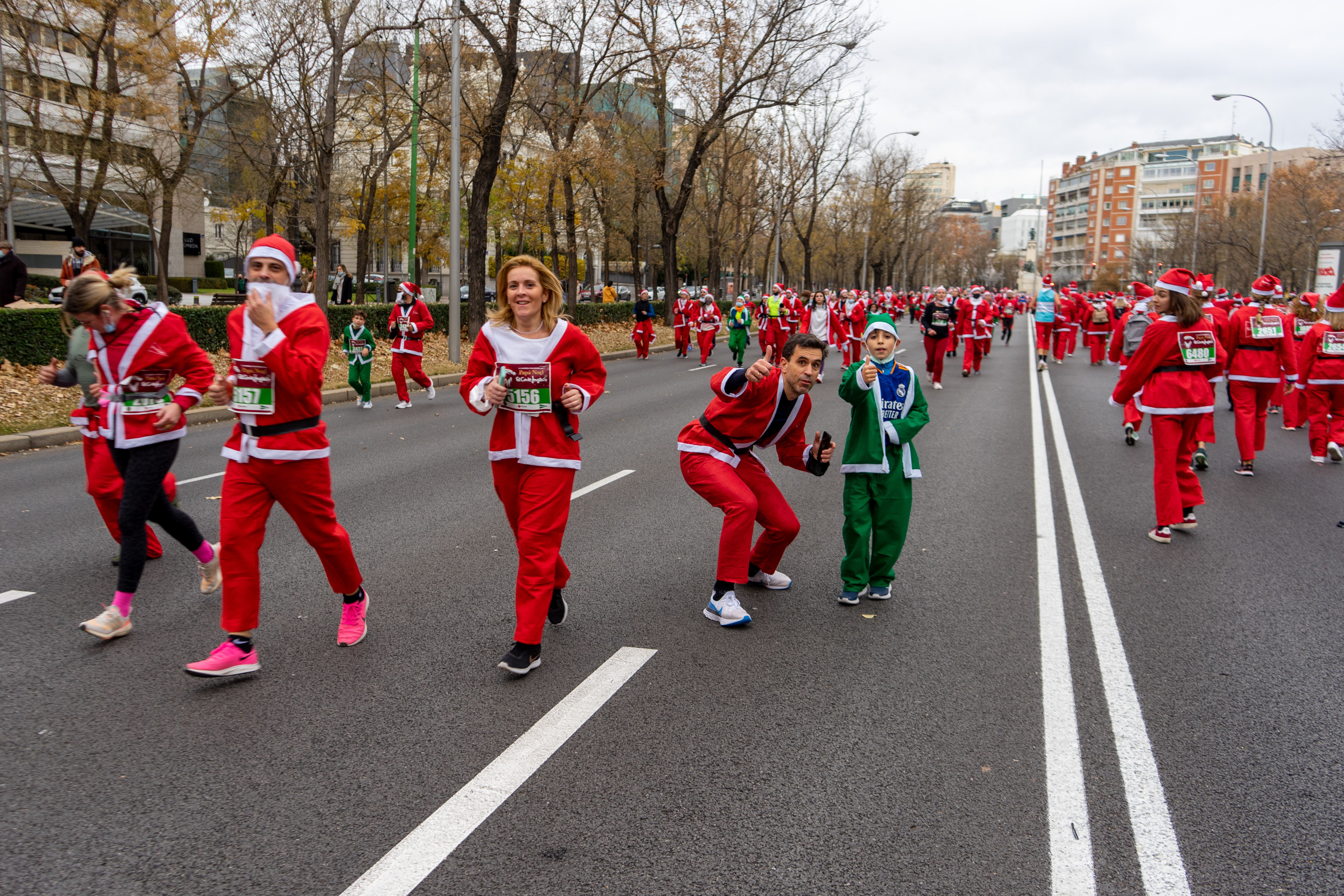 Las mejores fotos de la Carrera de Papá Noel El Corte Inglés 