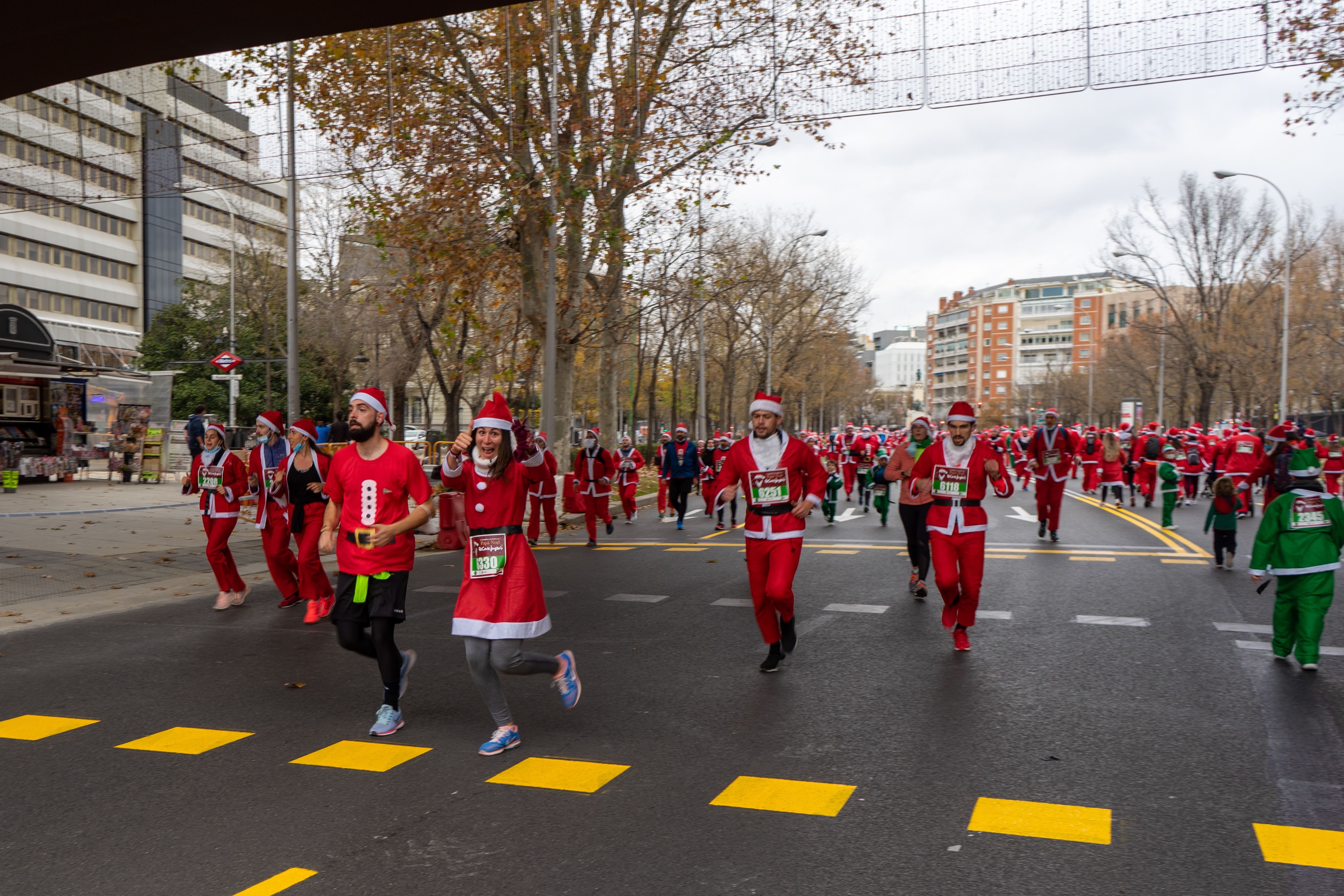 Las mejores fotos de la Carrera de Papá Noel El Corte Inglés 