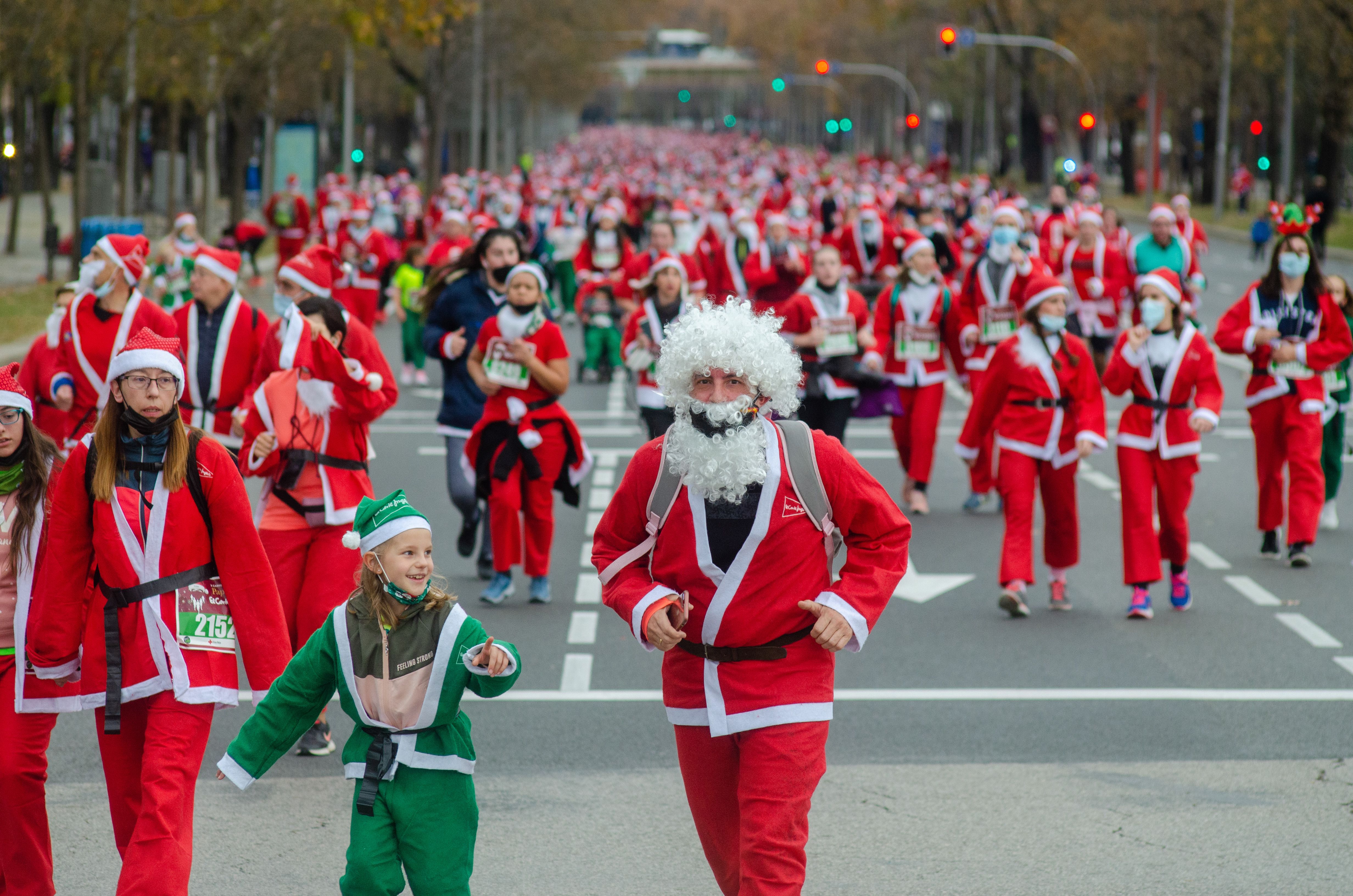 Las mejores fotos de la Carrera de Papá Noel El Corte Inglés 