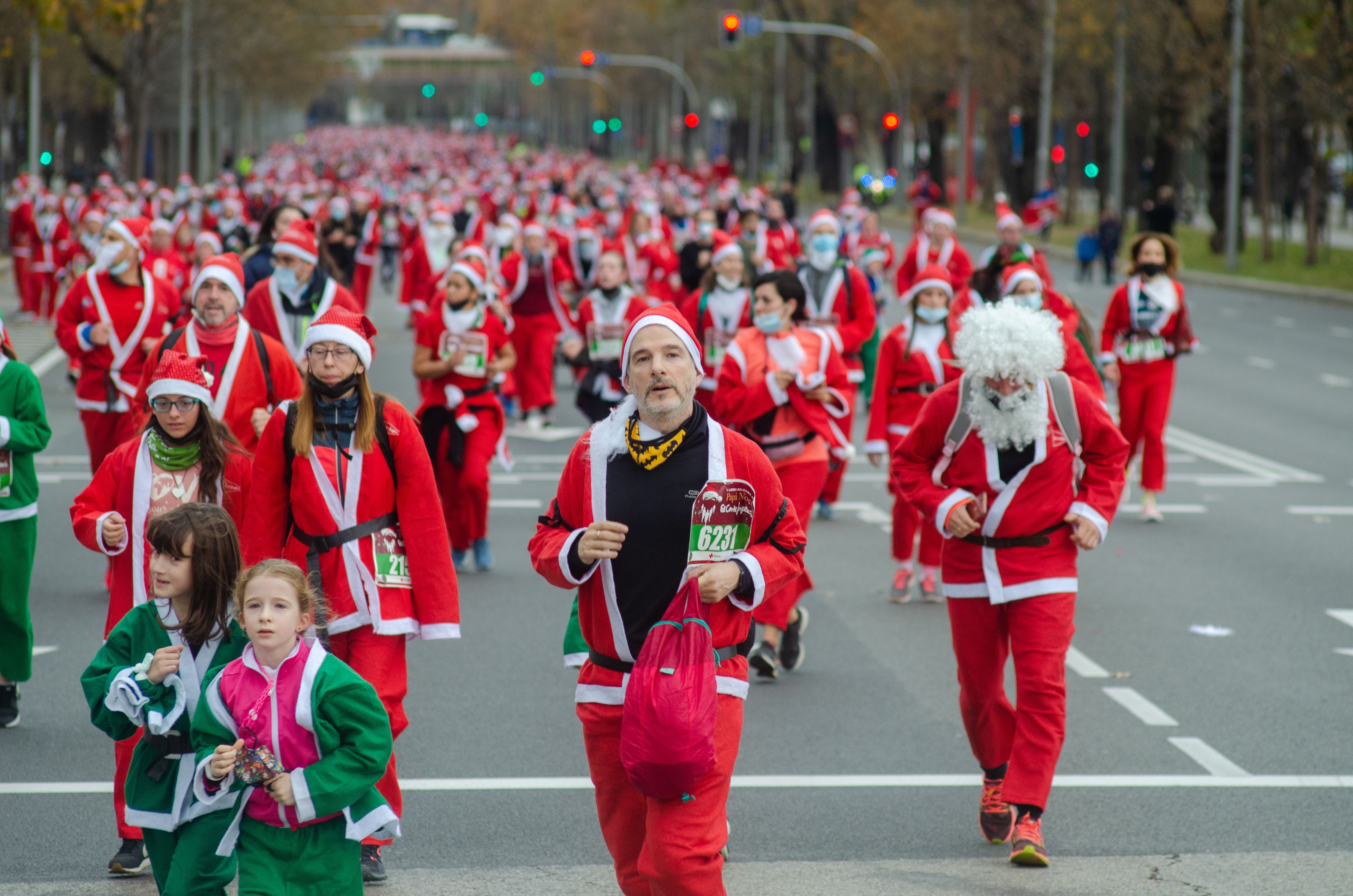 Las mejores fotos de la Carrera de Papá Noel El Corte Inglés 