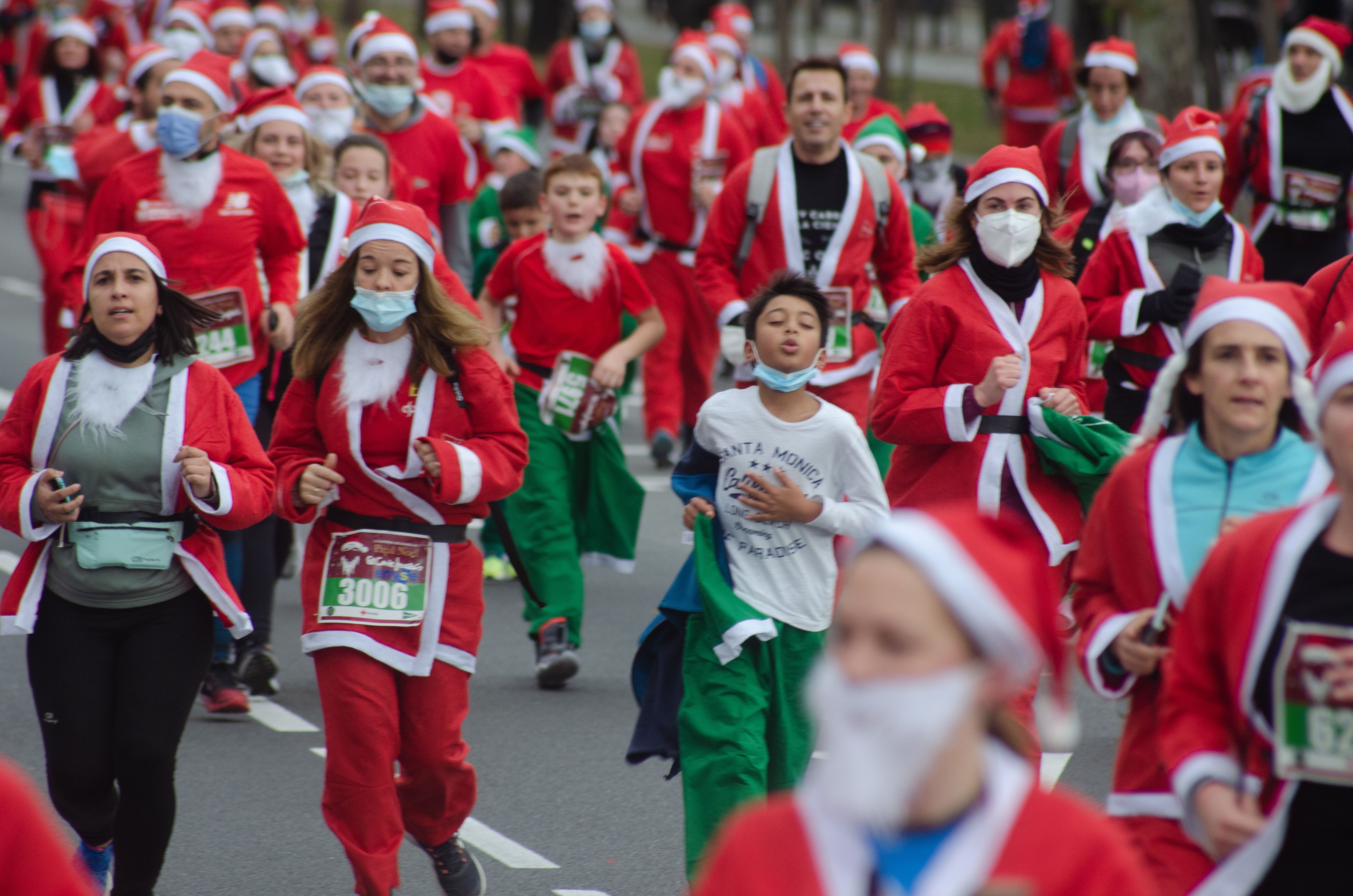 Las mejores fotos de la Carrera de Papá Noel El Corte Inglés 