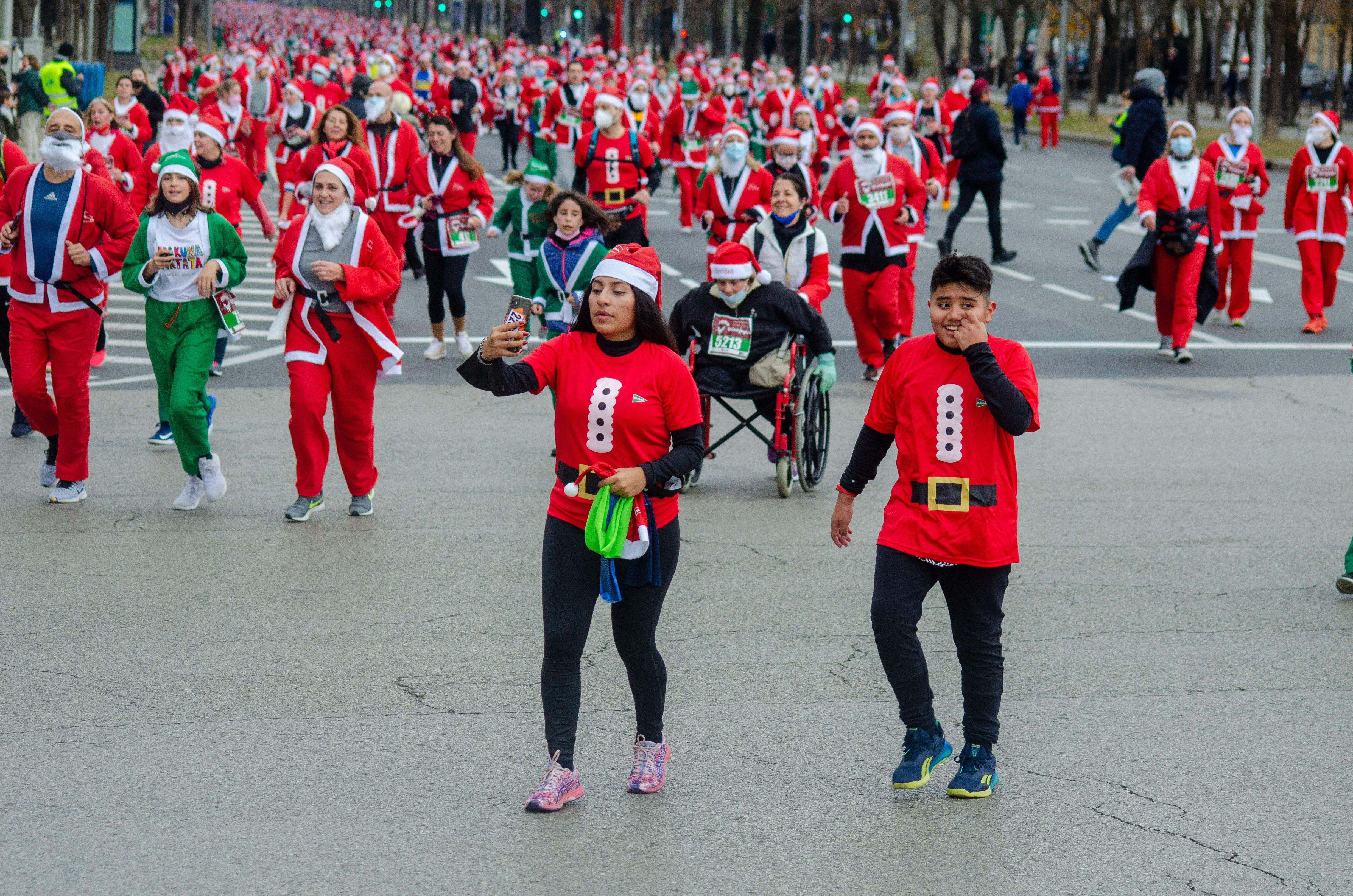 Las mejores fotos de la Carrera de Papá Noel El Corte Inglés 