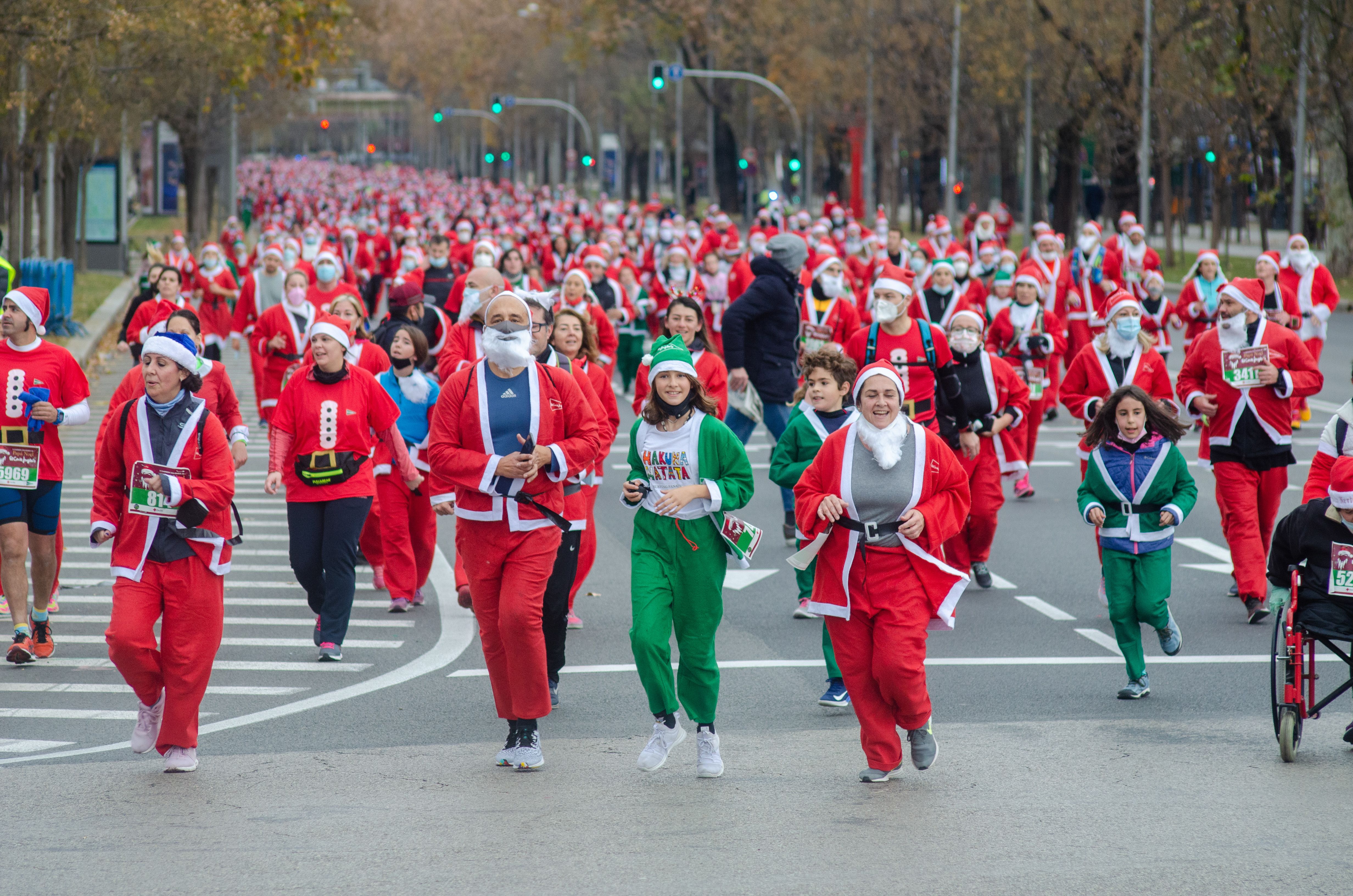 Las mejores fotos de la Carrera de Papá Noel El Corte Inglés 