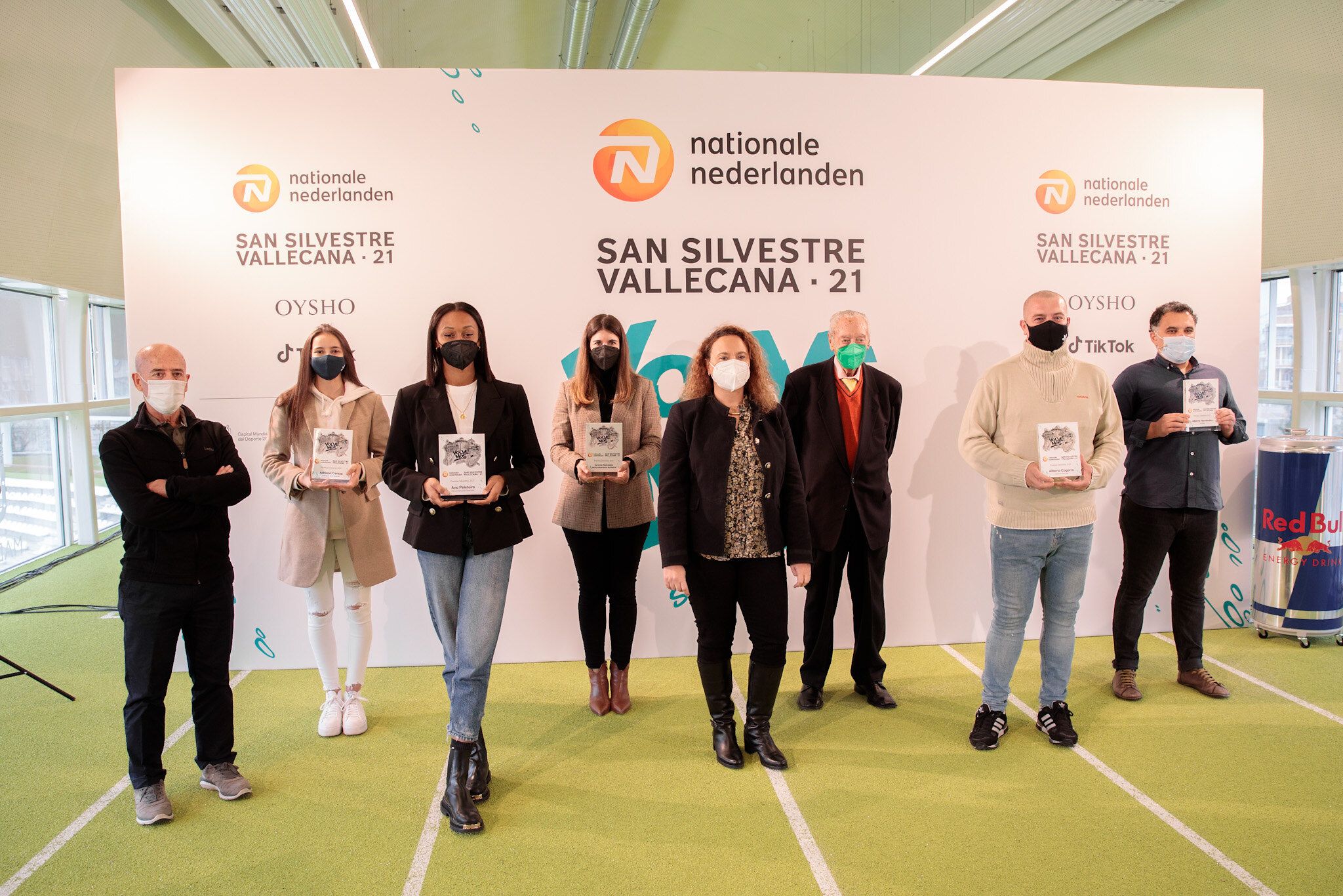 Los premiados que han estado presentes en los 'Silvestres del Año' en el Estadio de Vallehermoso. LAST LAP.
