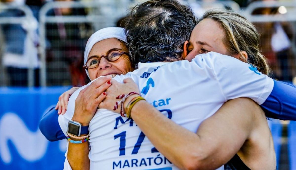 Imagen de meta de la última edición del Movistar Medio Maratón de Madrid