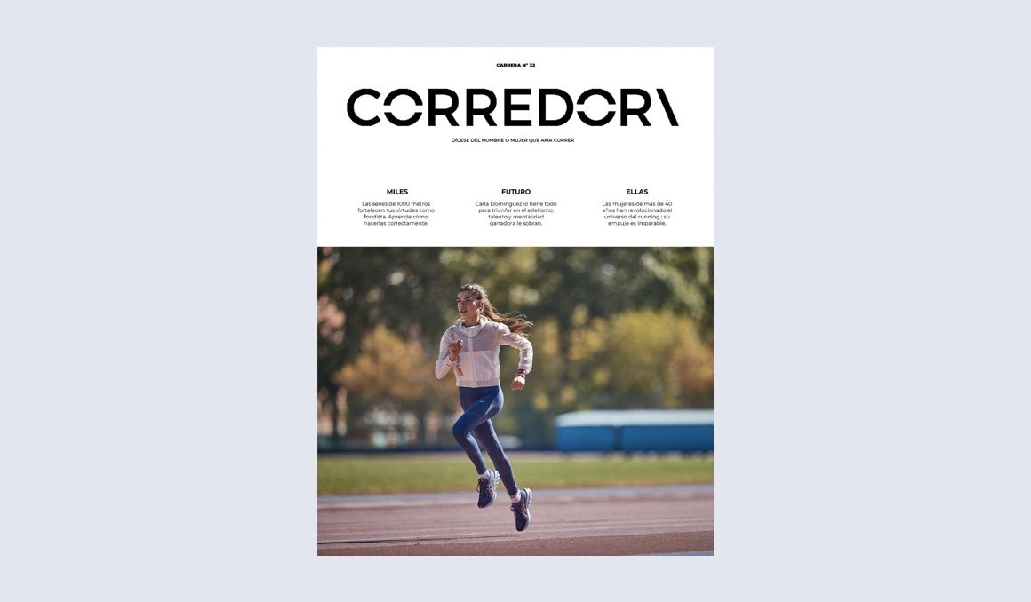 Carla Domínguez es la protagonista del número 32 de la revista Corredor. JAIME DE DIEGO.