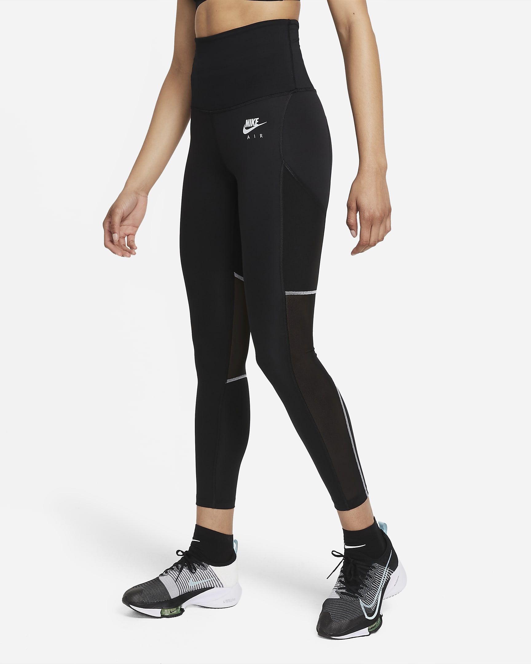 air dri fit leggings de running de 7 8 con cintura plegable 6ZWj7J