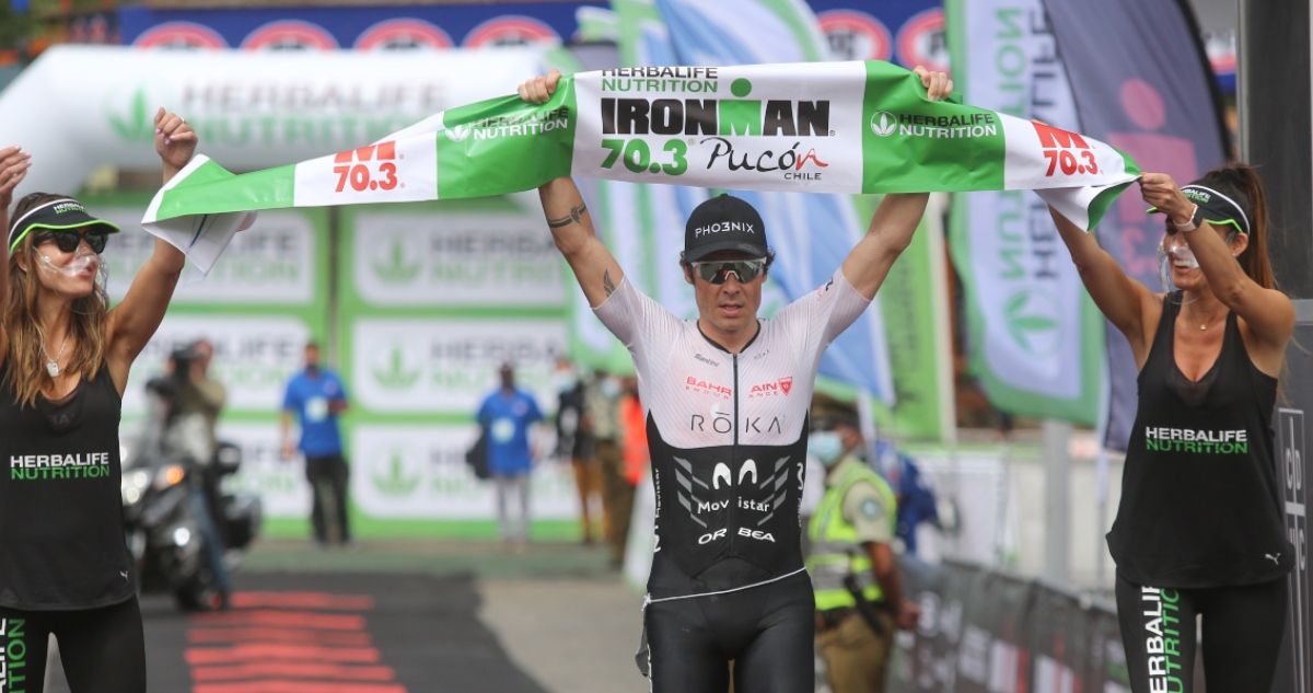 Gómez Noya gana el IRONMAN 70.3 de Pucón