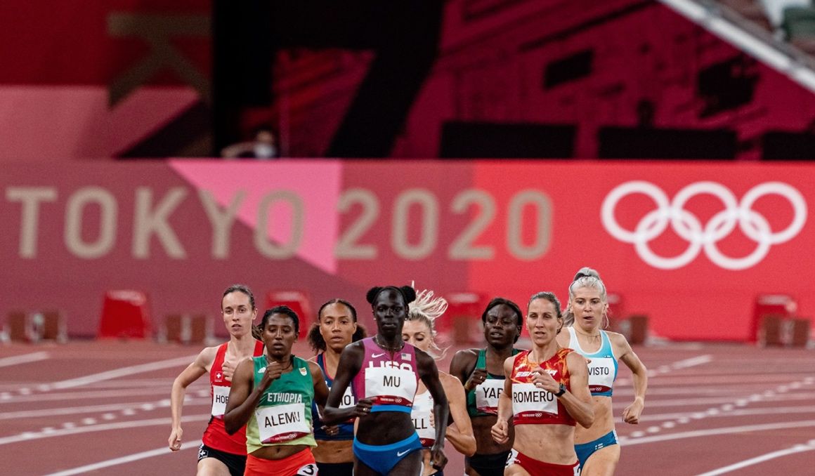 Una imagen de las semifinales de los 800 metros en categoría femenina de los Juegos Olímpicos de Tokio. SPORTMEDIA.