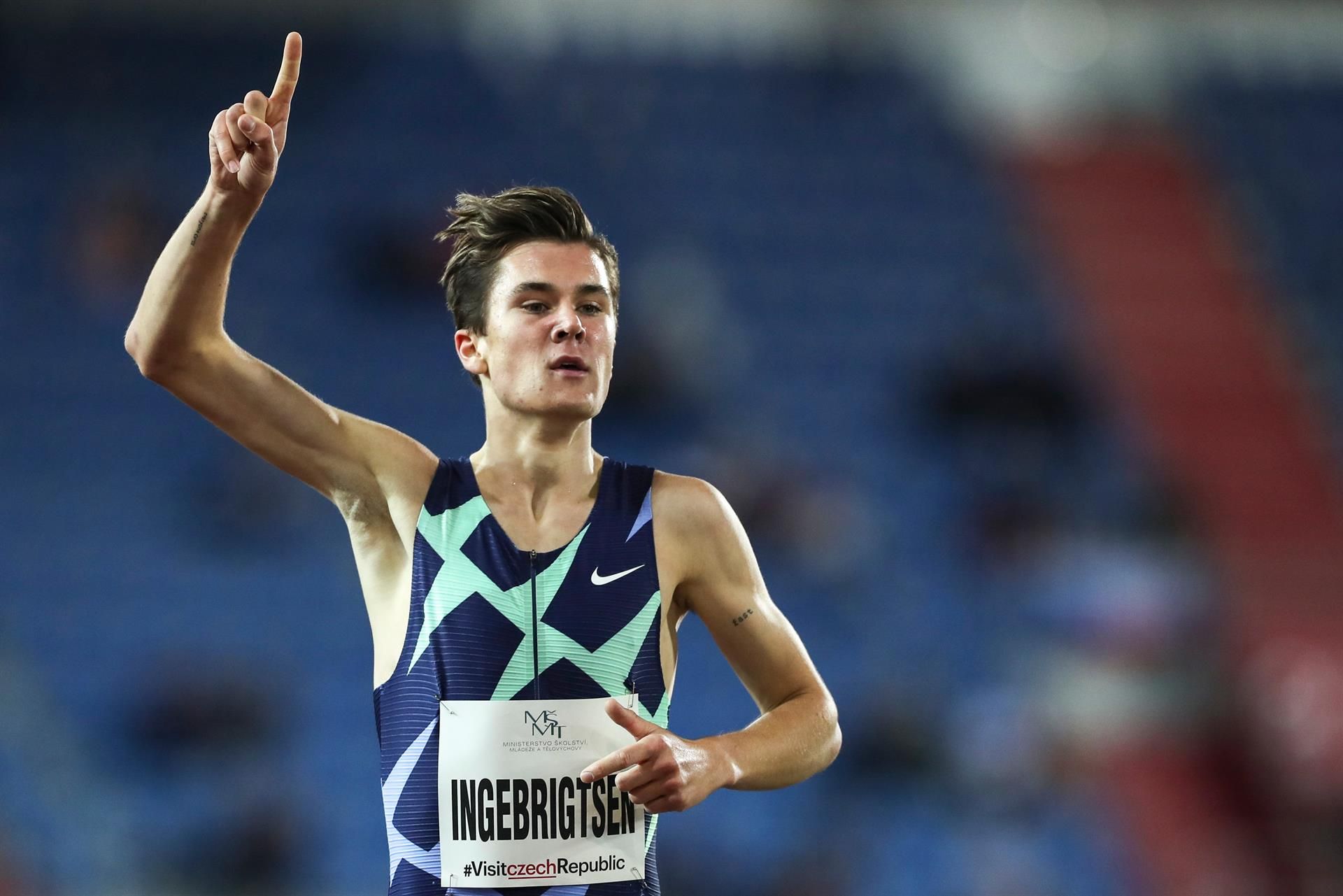 El atleta noruego Jakob Ingebrigtsen, en una fotografía de archivo. EFE.