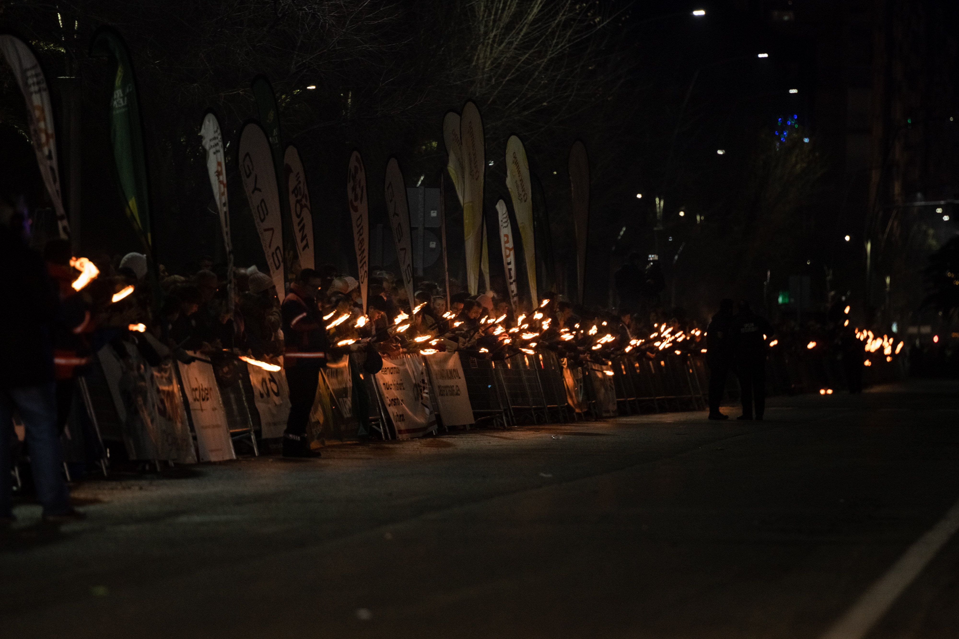 No le llaman 'La carerra de las antorchas' por casualidad. | Sportmedia
