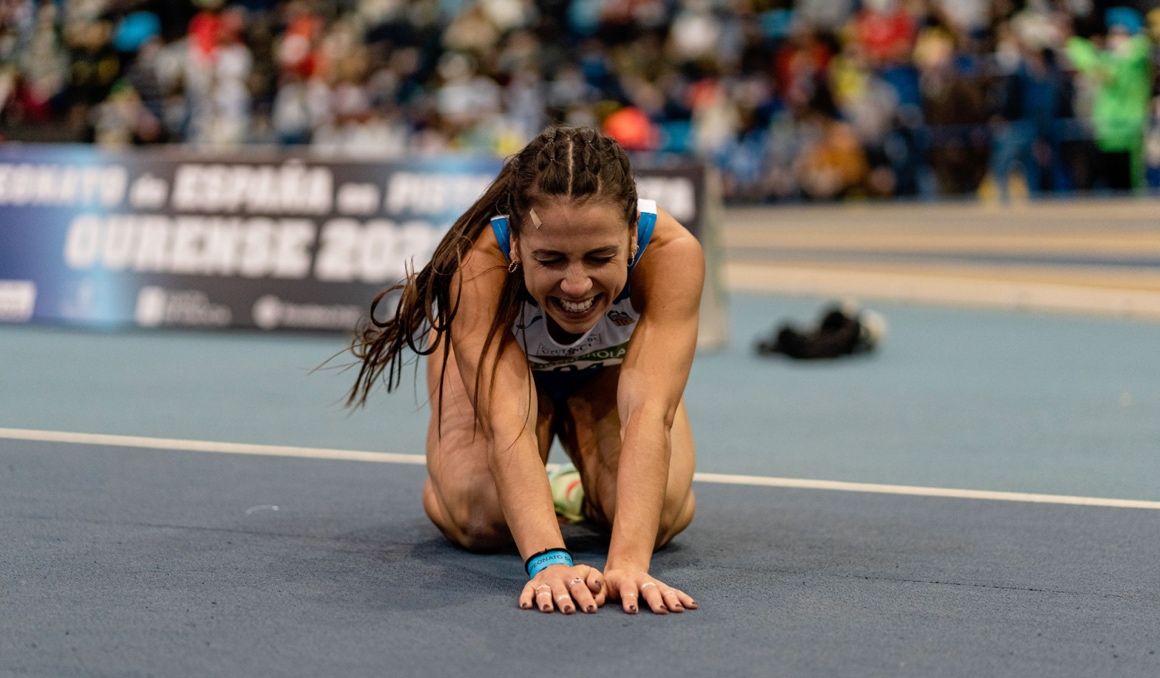 Maribel Pérez es una de las atletas españolas con mínima para el Campeonato del Mundo de Belgrado. SPORTMEDIA.