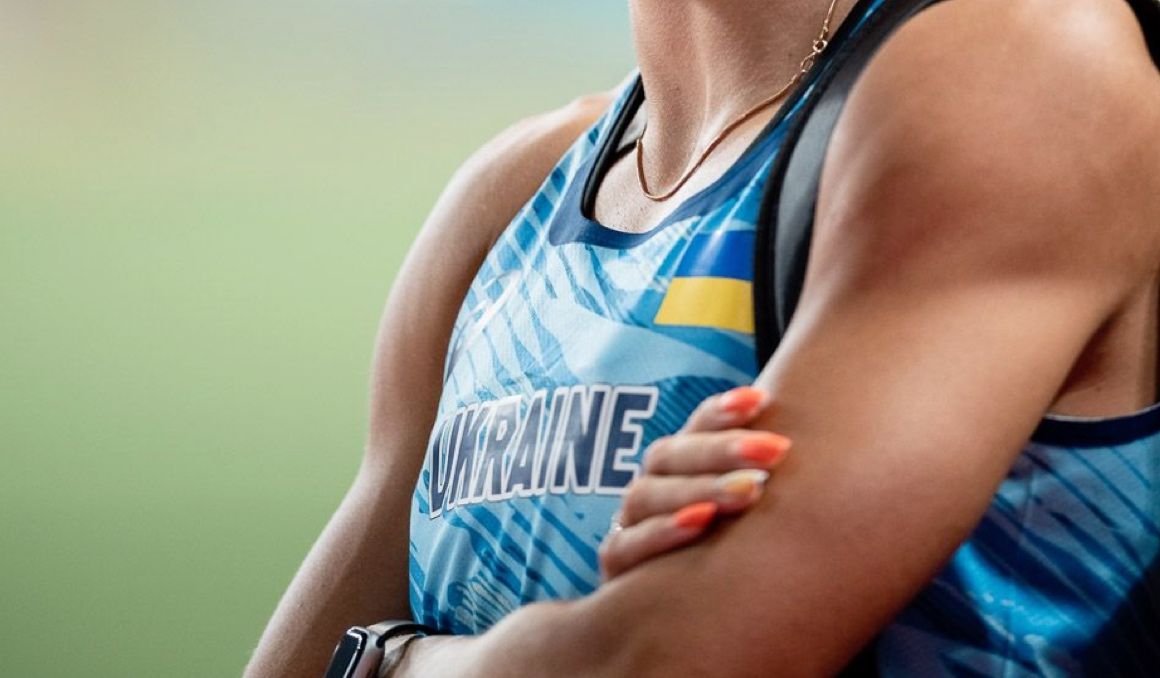 Una atleta ucraniana durante el Campeonato del Mundo de Doha 2019. SPORTMEDIA.