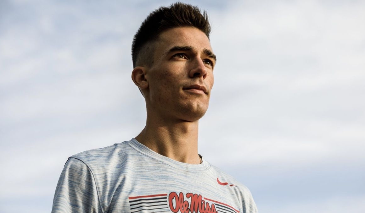 Mario García Romo está ultimando su etapa universitaria, en la que defiende la camiseta de Ole Miss. BÁRBARA SÁNCHEZ PALOMERO.