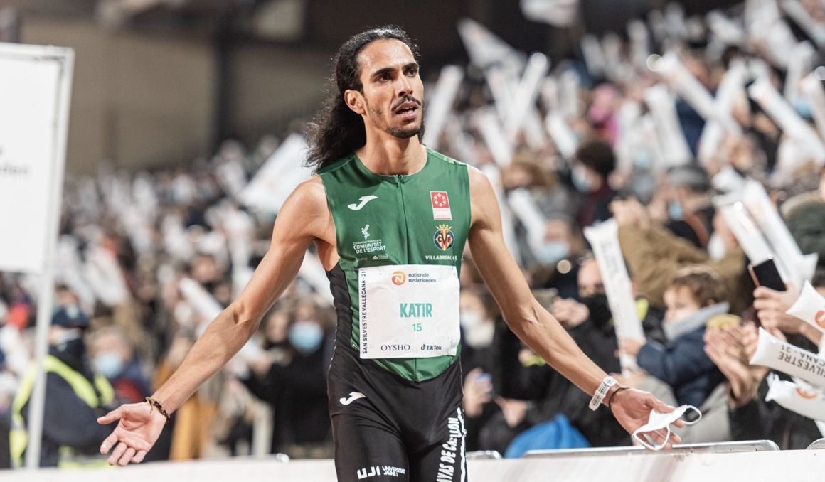 Mo Katir tras triunfar en la Nationale Nederlanden San Silvestre Vallecana. SPORTMEDIA.